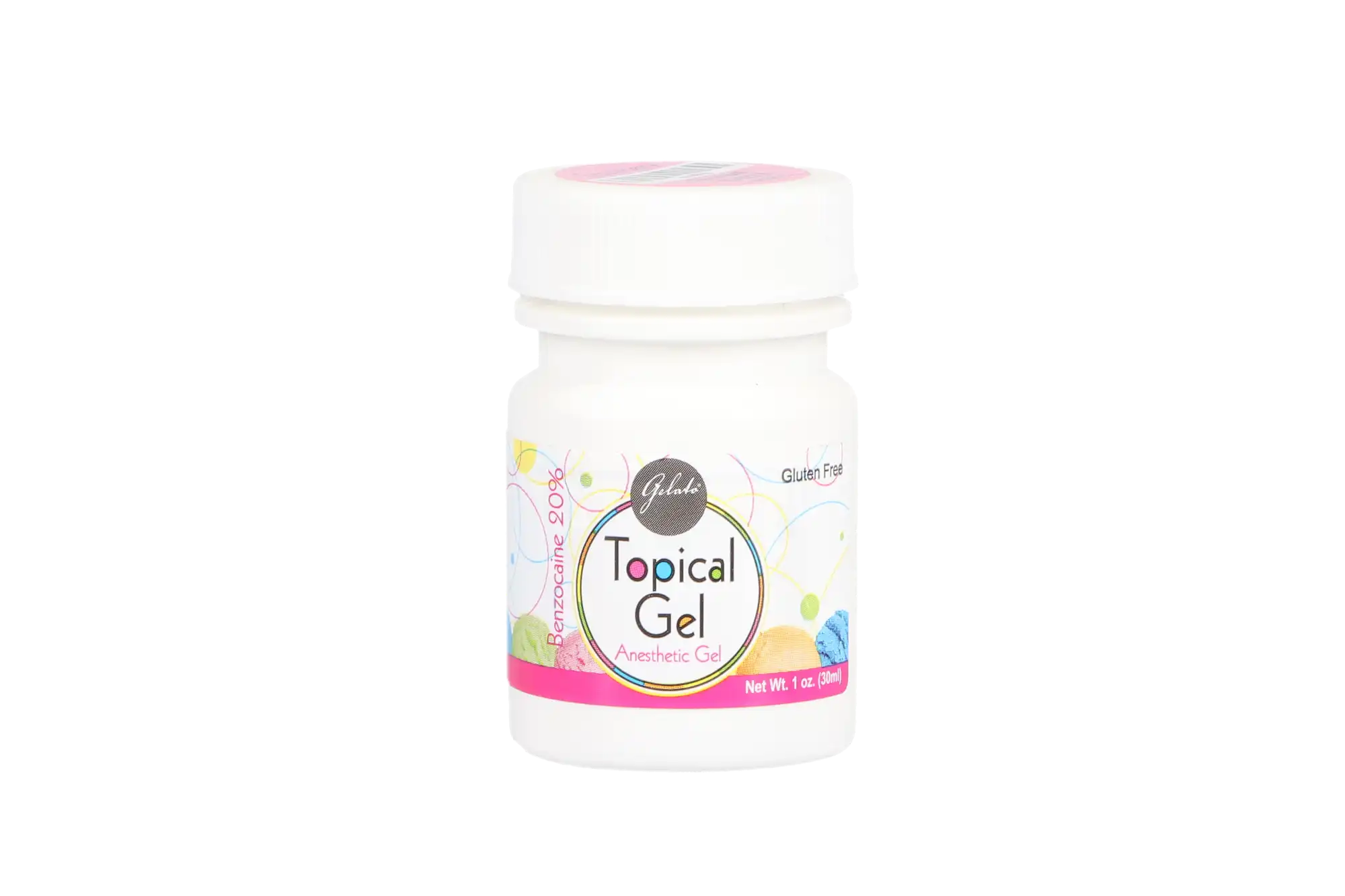 Gelato Topical Anesthetic Gel, 20% Benzocaine, Strawberry, 1 oz (30g) Bottle, Keystone 03-02219 thumbnail 5