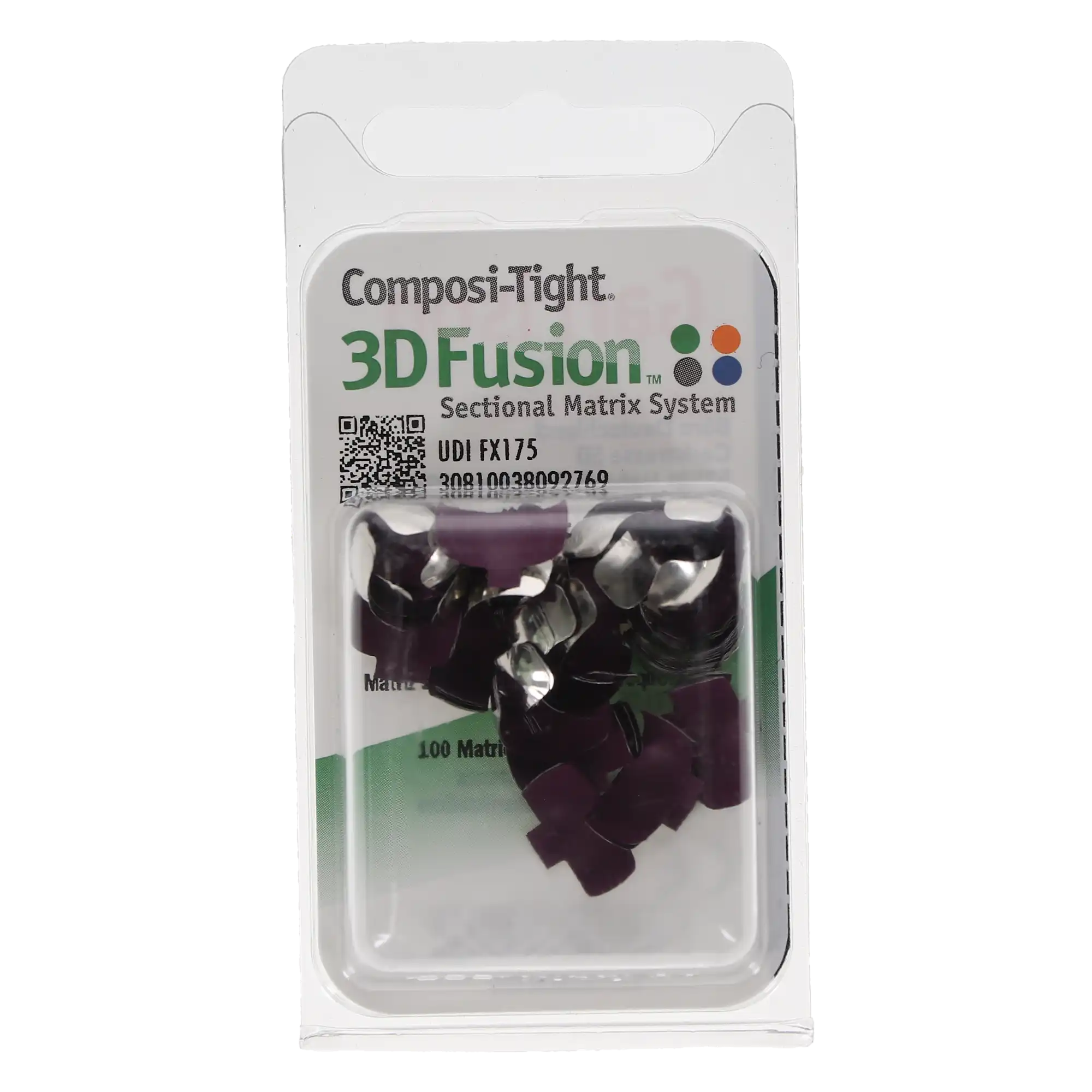 Composi-Tight 3D Fusion Full Curve Sectional Matrix Bands, Small Molar, Purple, 5.6mm, 100/Pk, FX175 thumbnail 8
