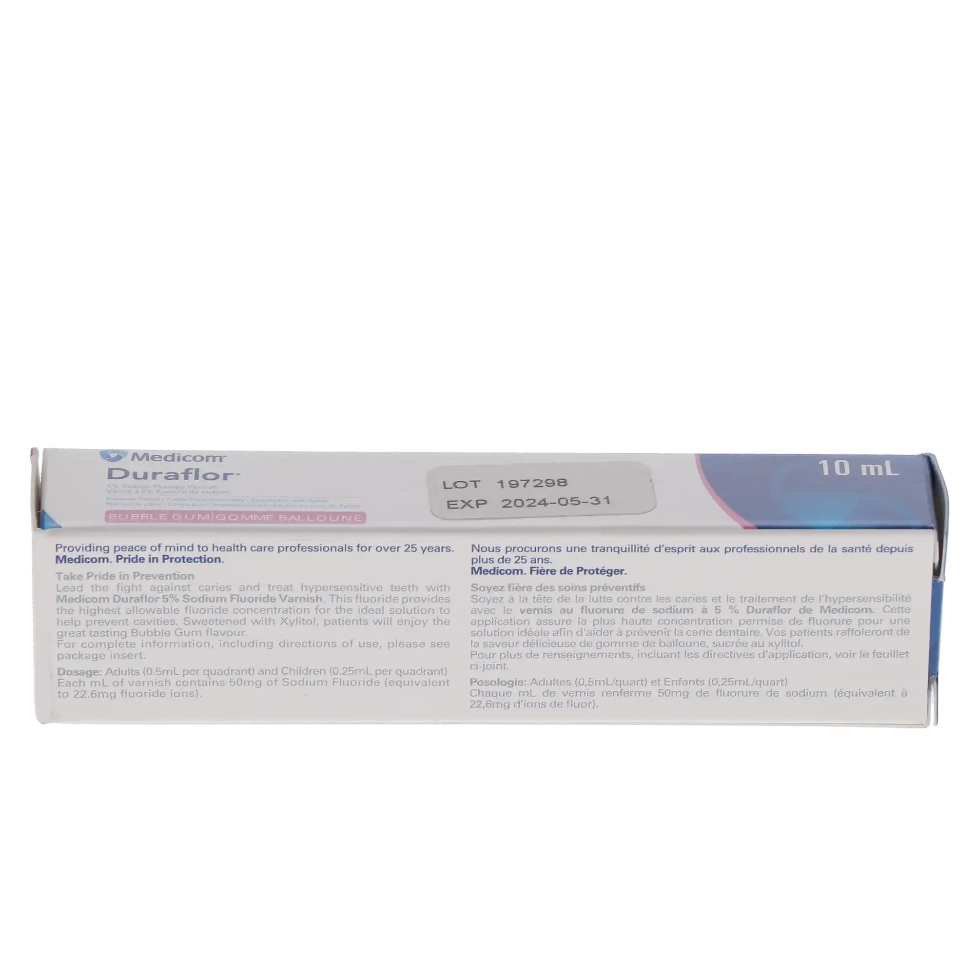 Duraflor 5% Sodium Fluoride Varnish, Bubble Gum, 10 mL Tube, 10011-US thumbnail 10