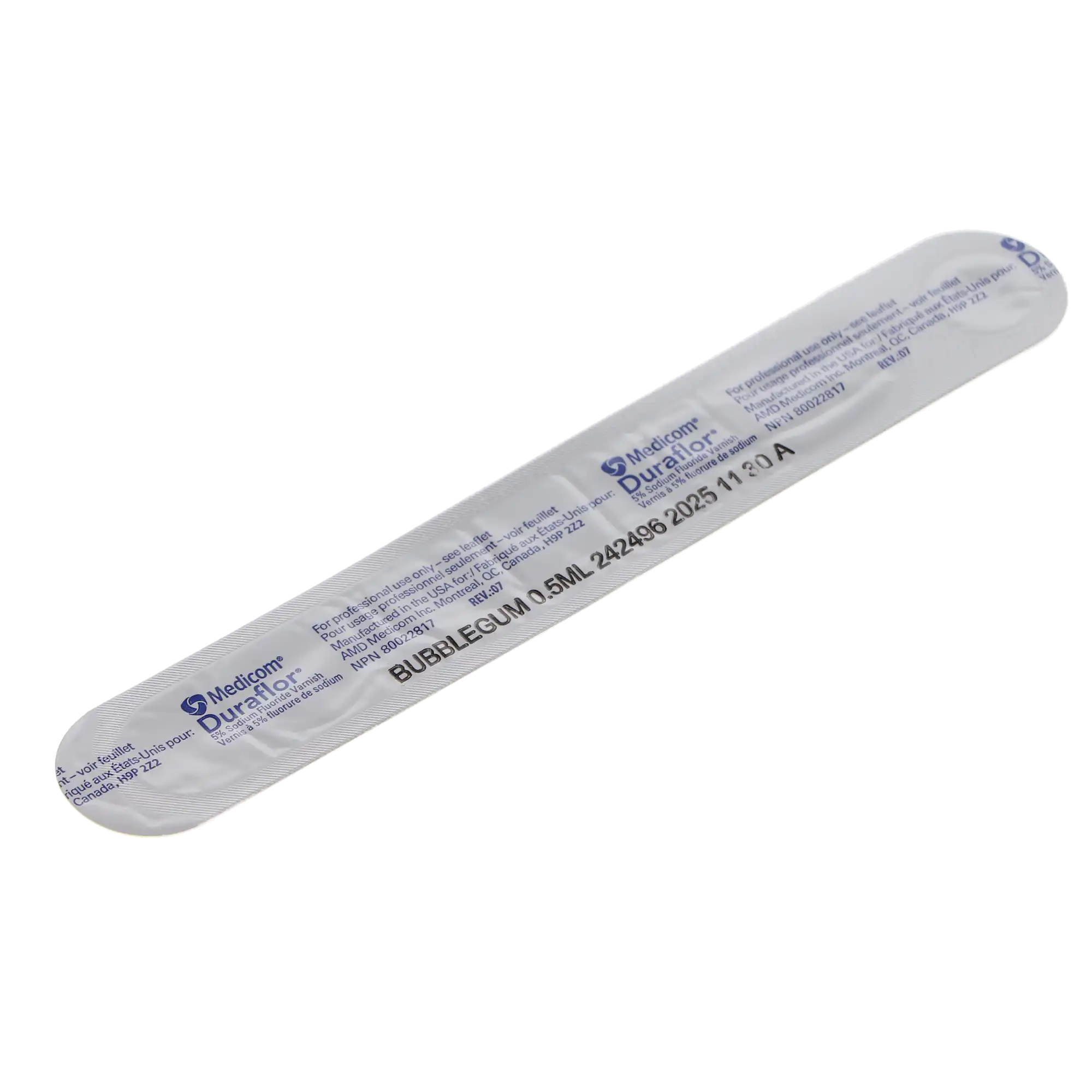 Duraflor 5% Sodium Fluoride Varnish, Unit Dose, 0.5 ml, Bubblegum, 32/Pk, 1033-BG32 thumbnail 2