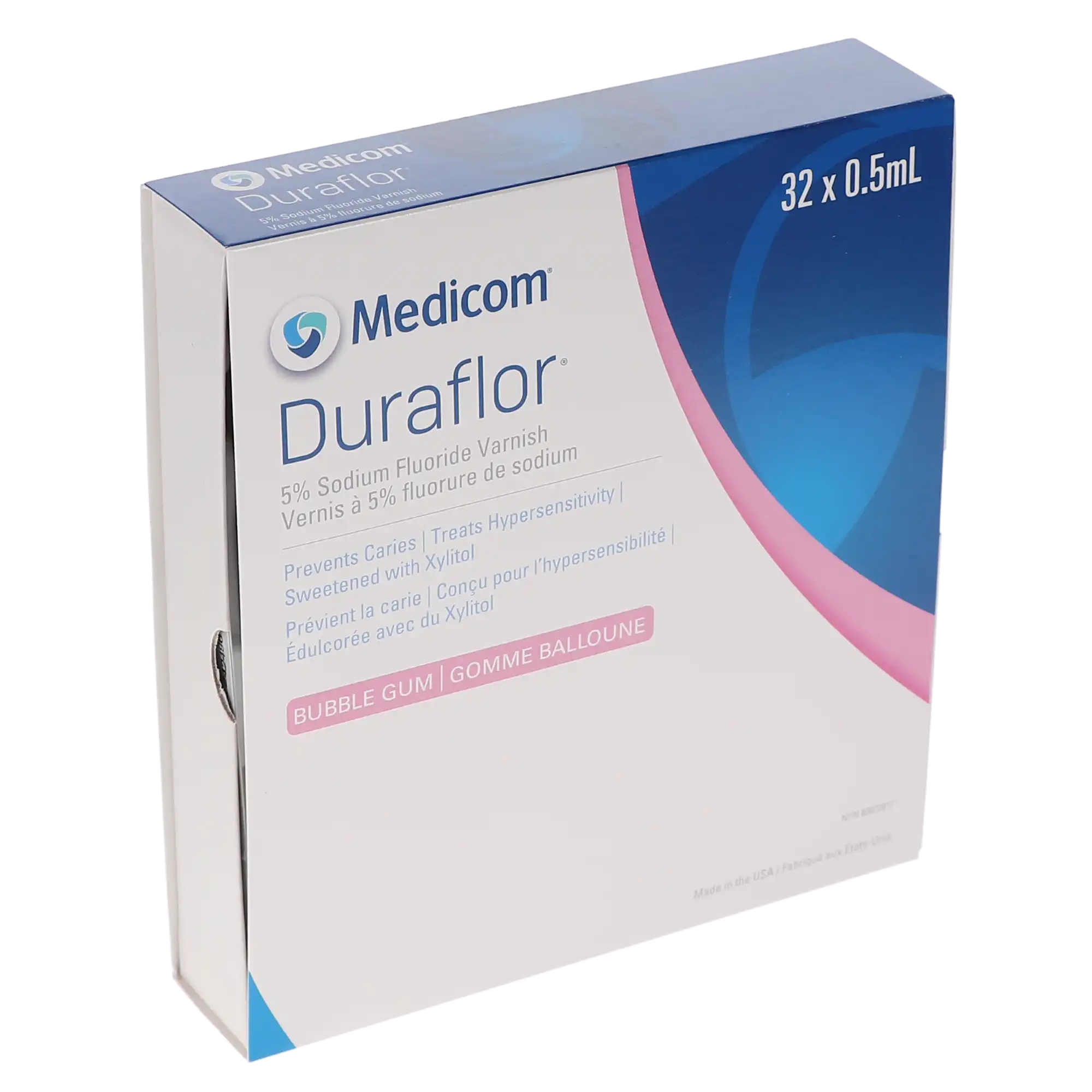 Duraflor 5% Sodium Fluoride Varnish, Unit Dose, 0.5 ml, Bubblegum, 32/Pk, 1033-BG32 thumbnail 4
