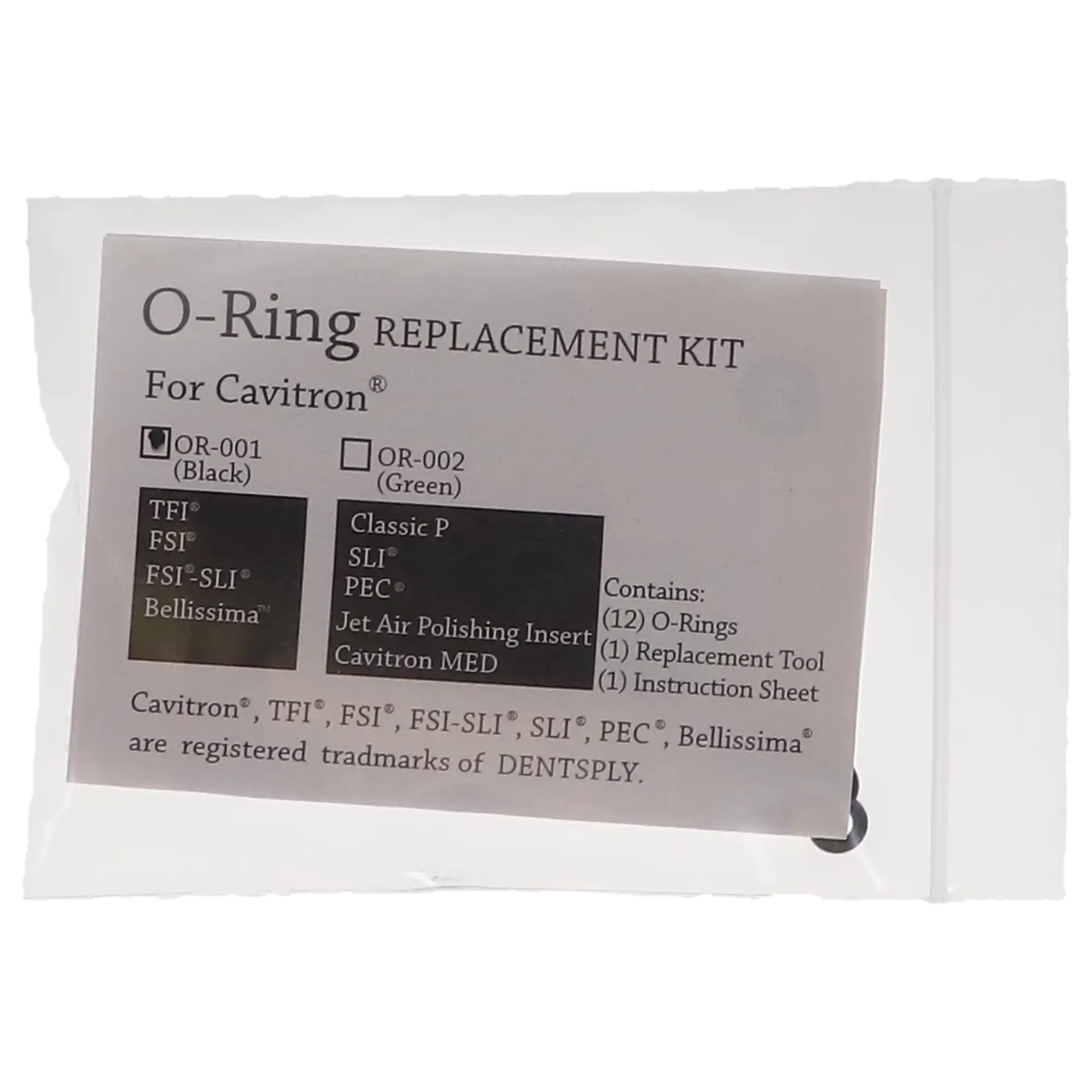 Plasdent O-Ring Replacement Kit for Cavitron Ultrasonic Inserts, Black, 12/Pk with Installation Tool, OR-001 thumbnail 4