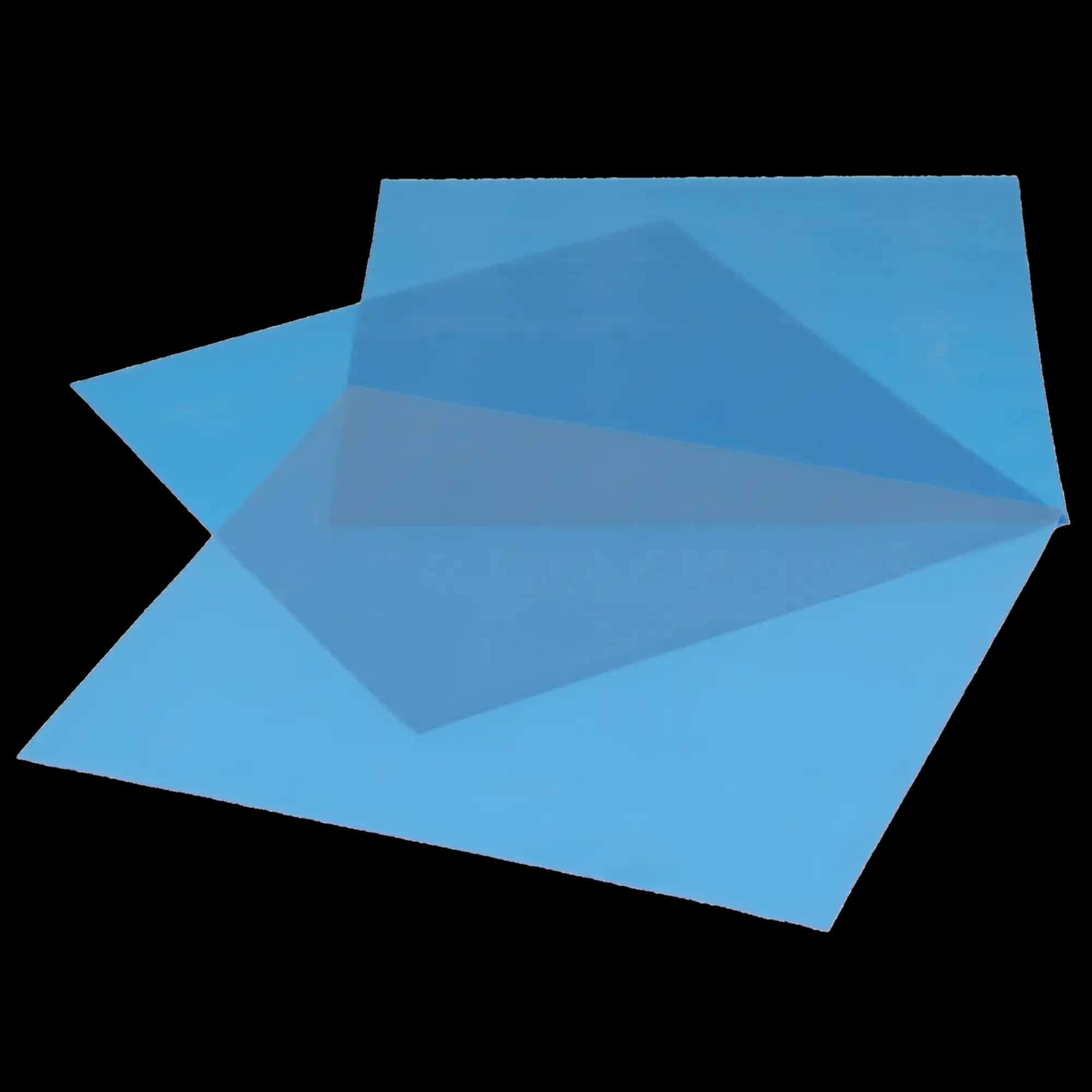 Isodam Non-Latex Polyisoprene Dental Dam, 6" x 6", Heavy, Blue, 75/Box, ISO02300675 thumbnail 2