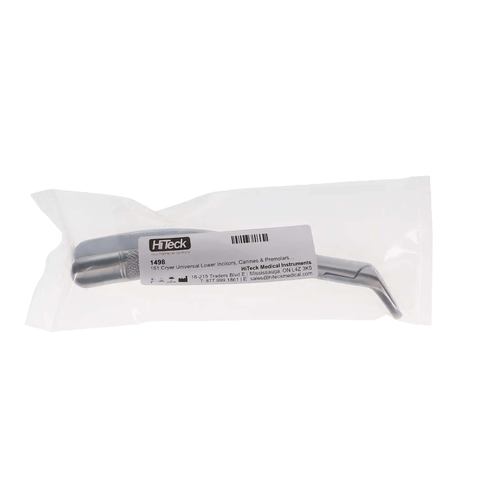HiTeck Medical Instruments 151 Cryer Universal Lower Incisors, Canines & Premolars Extraction Forceps, 1498 thumbnail 4