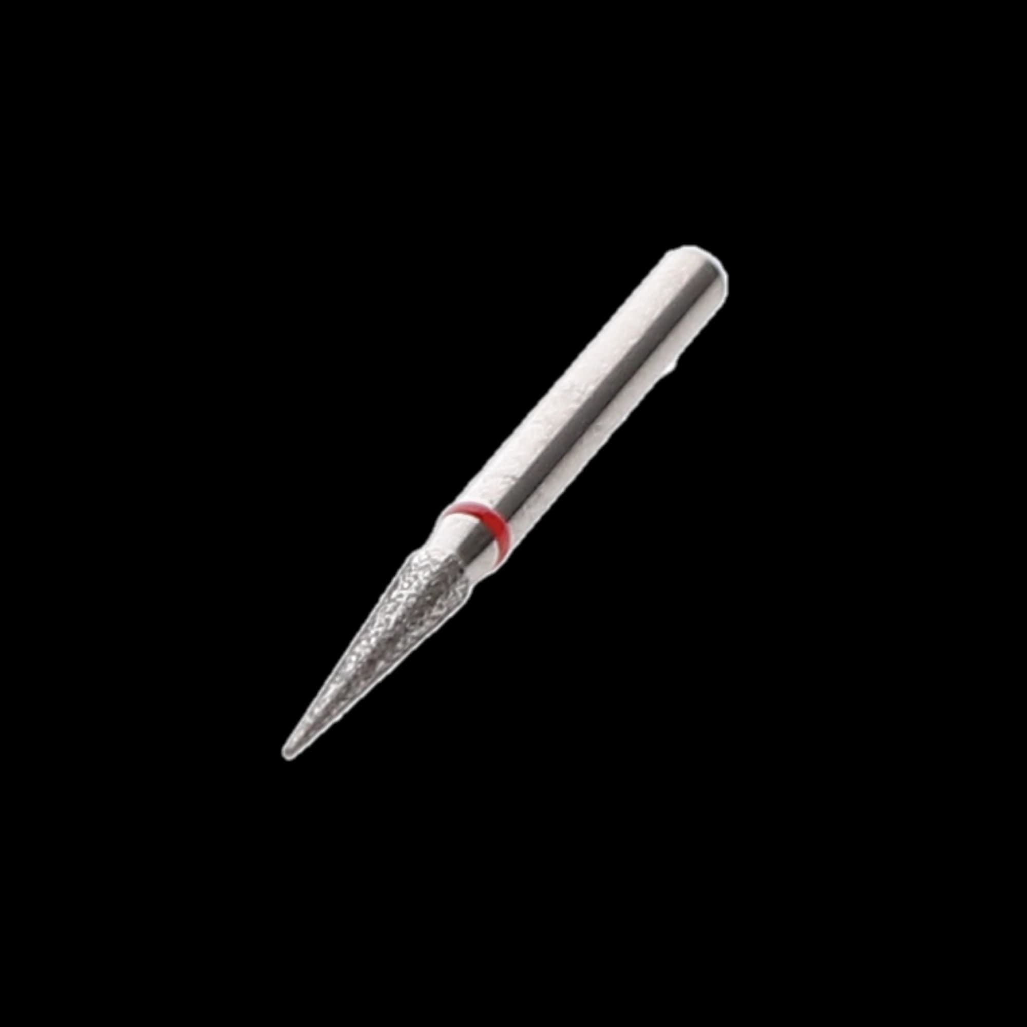 NTI Diamond Bur, FG, Needle, #858, 1.6 mm, Fine, Red, 5/Pk, F858-016 thumbnail 3