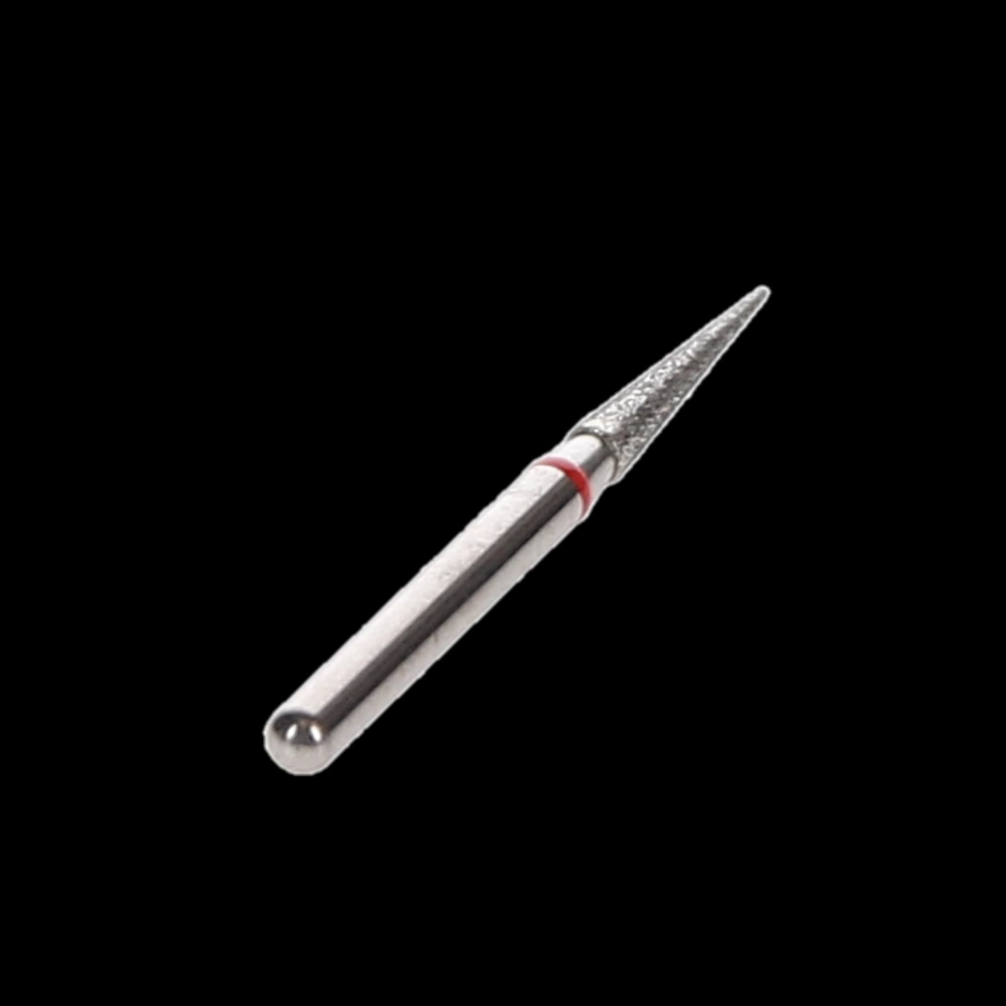 NTI Diamond Bur, FG, Needle, #858, 1.6 mm, Fine, Red, 5/Pk, F858-016 thumbnail 4