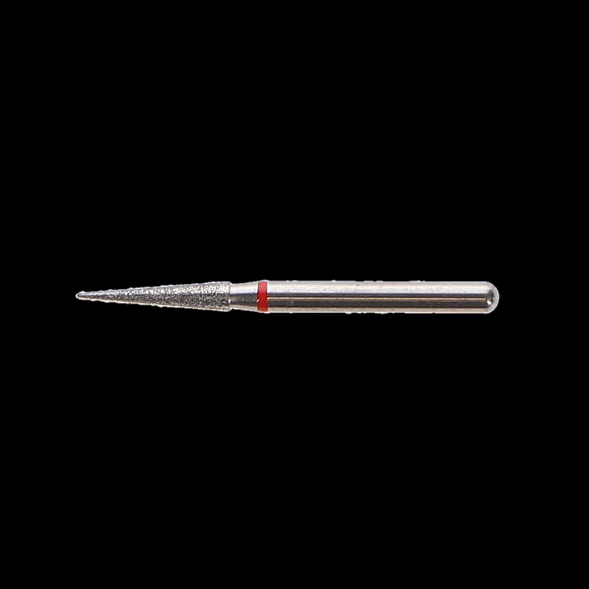 NTI Diamond Bur, FG, Needle, #858, 1.6 mm, Fine, Red, 5/Pk, F858-016 thumbnail 2