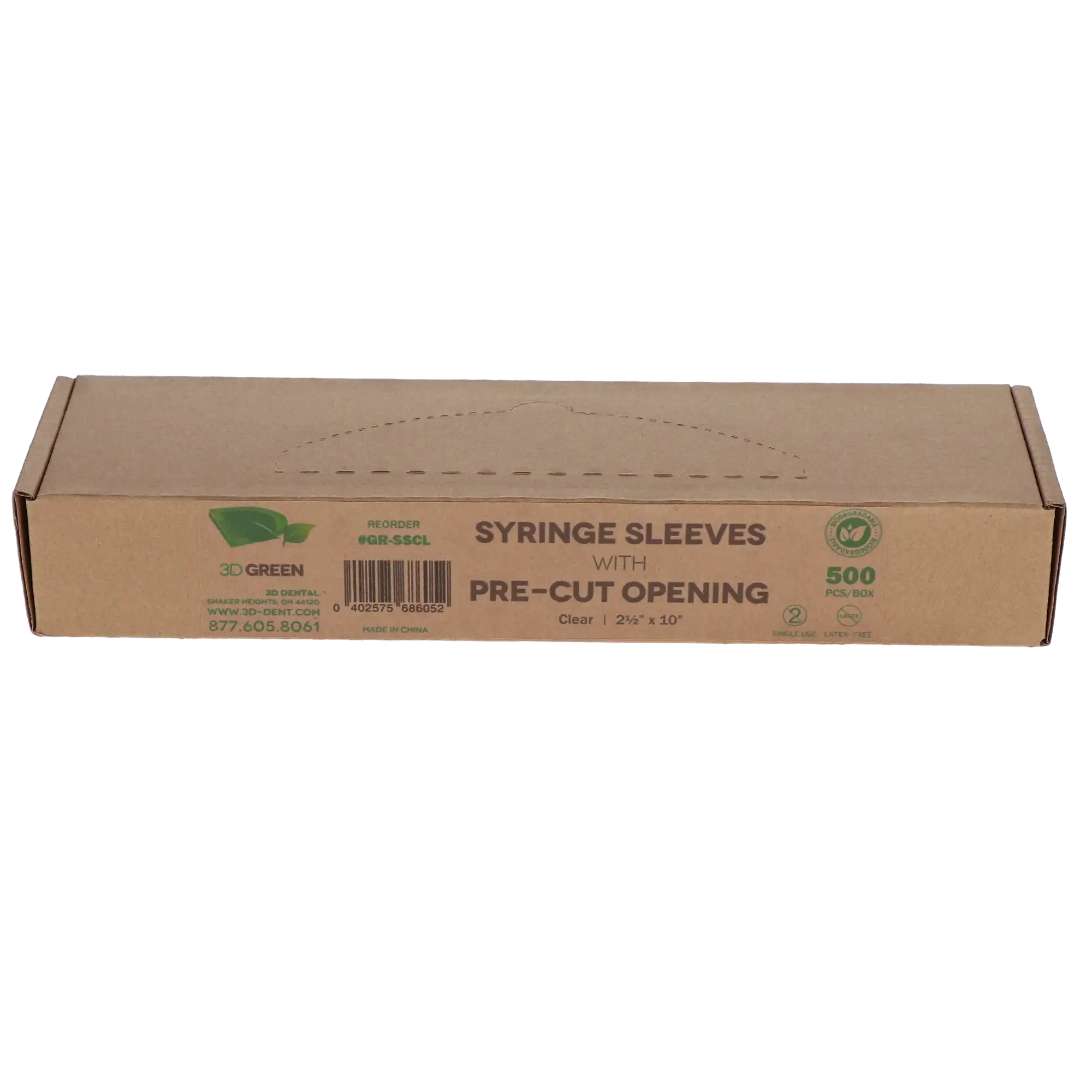 Air/Water Syringe Sleeves / Covers, Blue, Biodegradable, 2.5" x 10", 500/Pk, GR-SSCL thumbnail 4