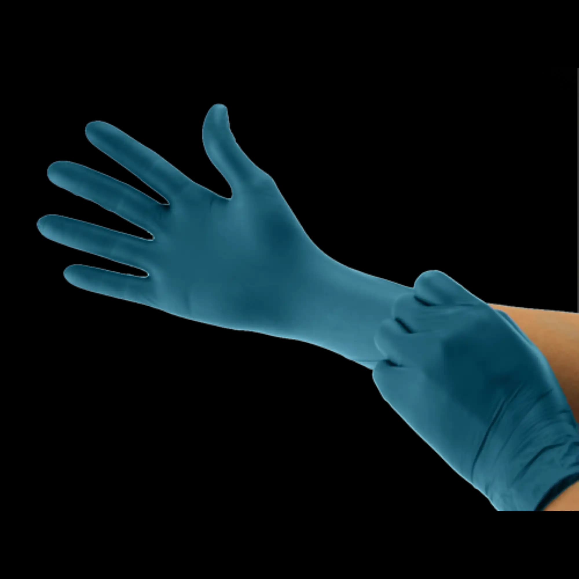 Cranberry Inspire Nitrile Exam Gloves, Powder-Free, Non-Sterile, Small, Aegean Blue, 300/Box, CR3386 thumbnail 5