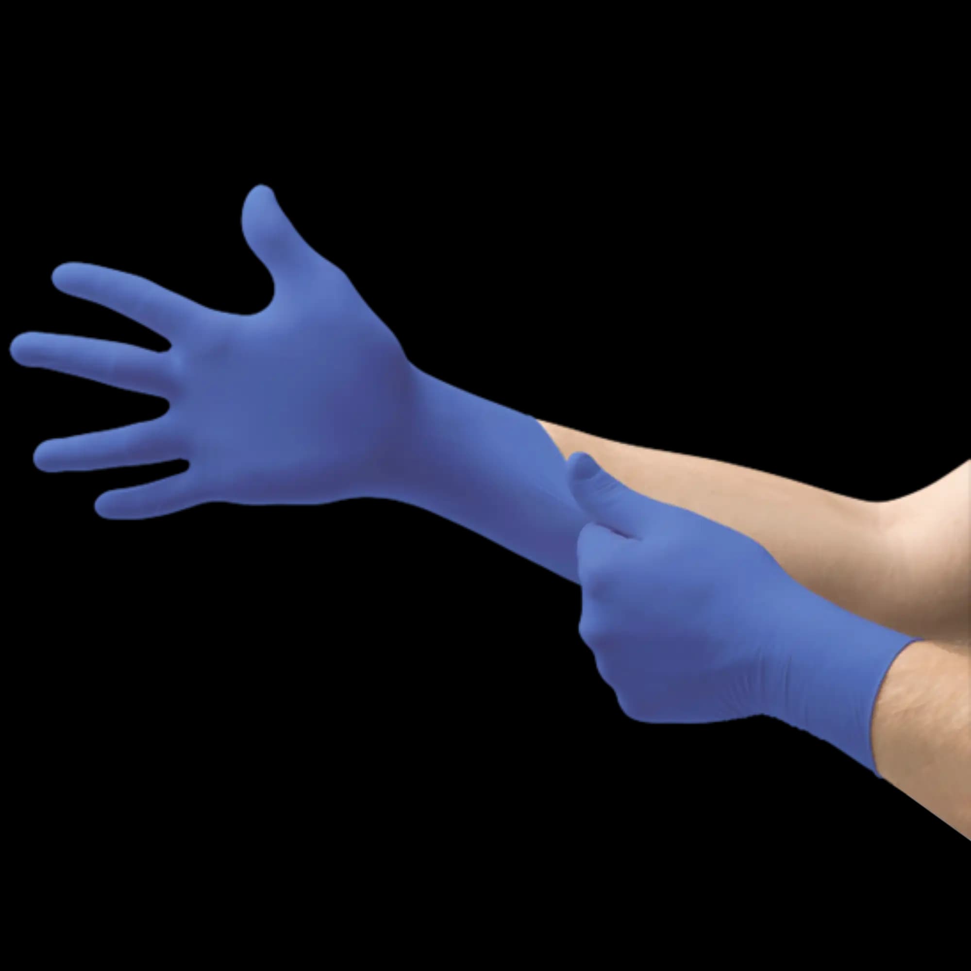 Cranberry Transcend Nitrile Exam Gloves, Powder-Free, Small, Matte Blue, 300/Box, CR3366 thumbnail 15