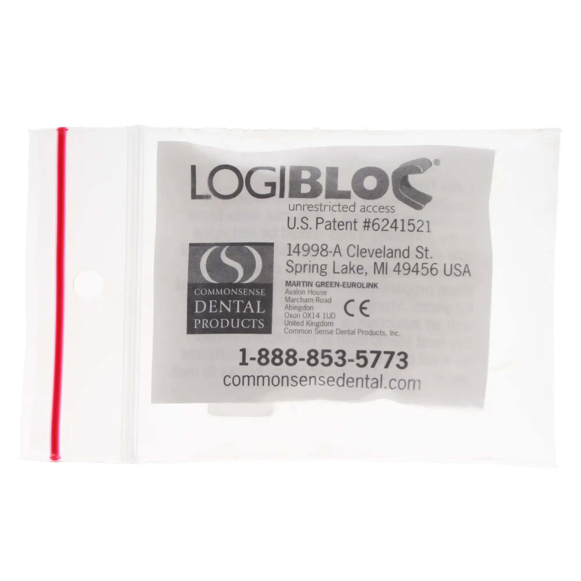 LogiBloc Bite Block, Standard, Green, 1/Pk, SBB100 thumbnail 4