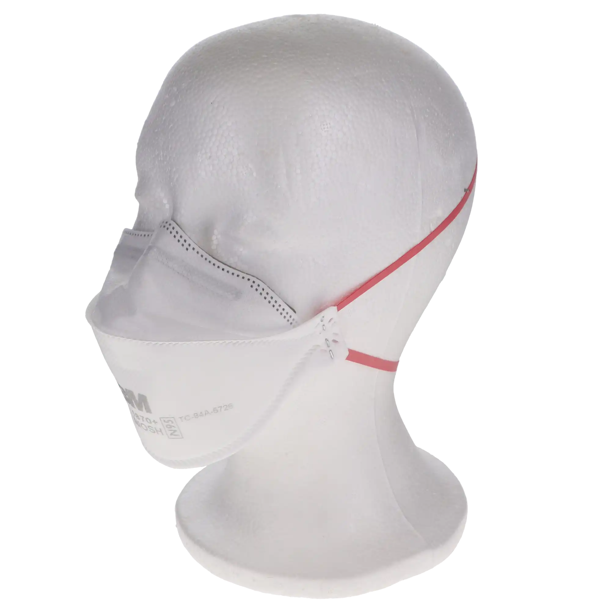 3M Aura 1870+ N95 Health Care Particulate Respirator and Surgical Mask, Flat Fold, White, 20/Box thumbnail 13