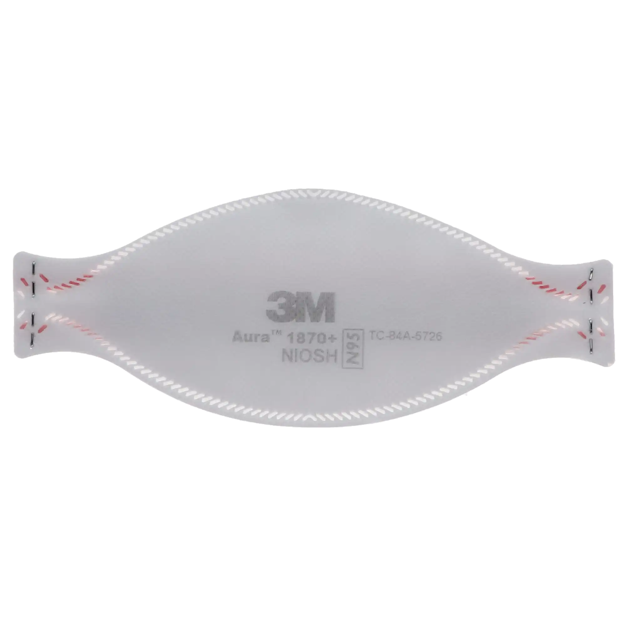 3M Aura 1870+ N95 Health Care Particulate Respirator and Surgical Mask, Flat Fold, White, 20/Box thumbnail 17
