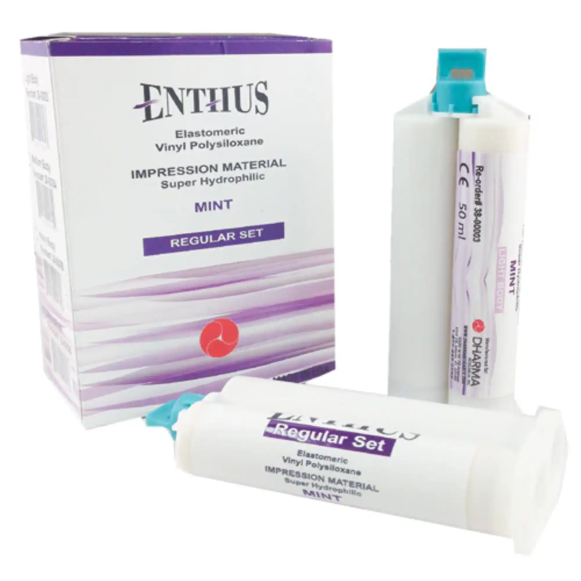 Dharma Research Enthus VPS Light Body, Regular Set, Spearmint, 4 x 50ml Cartridges, 38-00003 - Dharma Research - Enthus VPS Light Body, Regular Set, Spearmint, 4 x 50ml, 38-00003 - Image 1