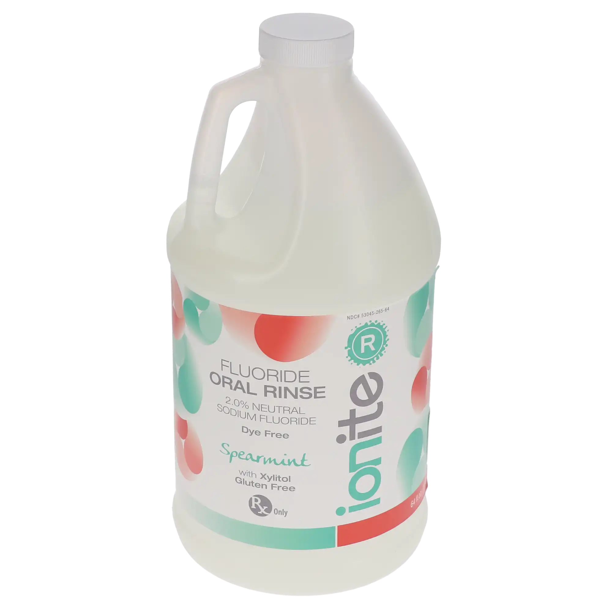 Ionite-R Neutral Sodium Fluoride Rinse, 1.9 L (64 oz), Spearmint, Dye-Free, 1/Bottle, 56-00120 thumbnail 3