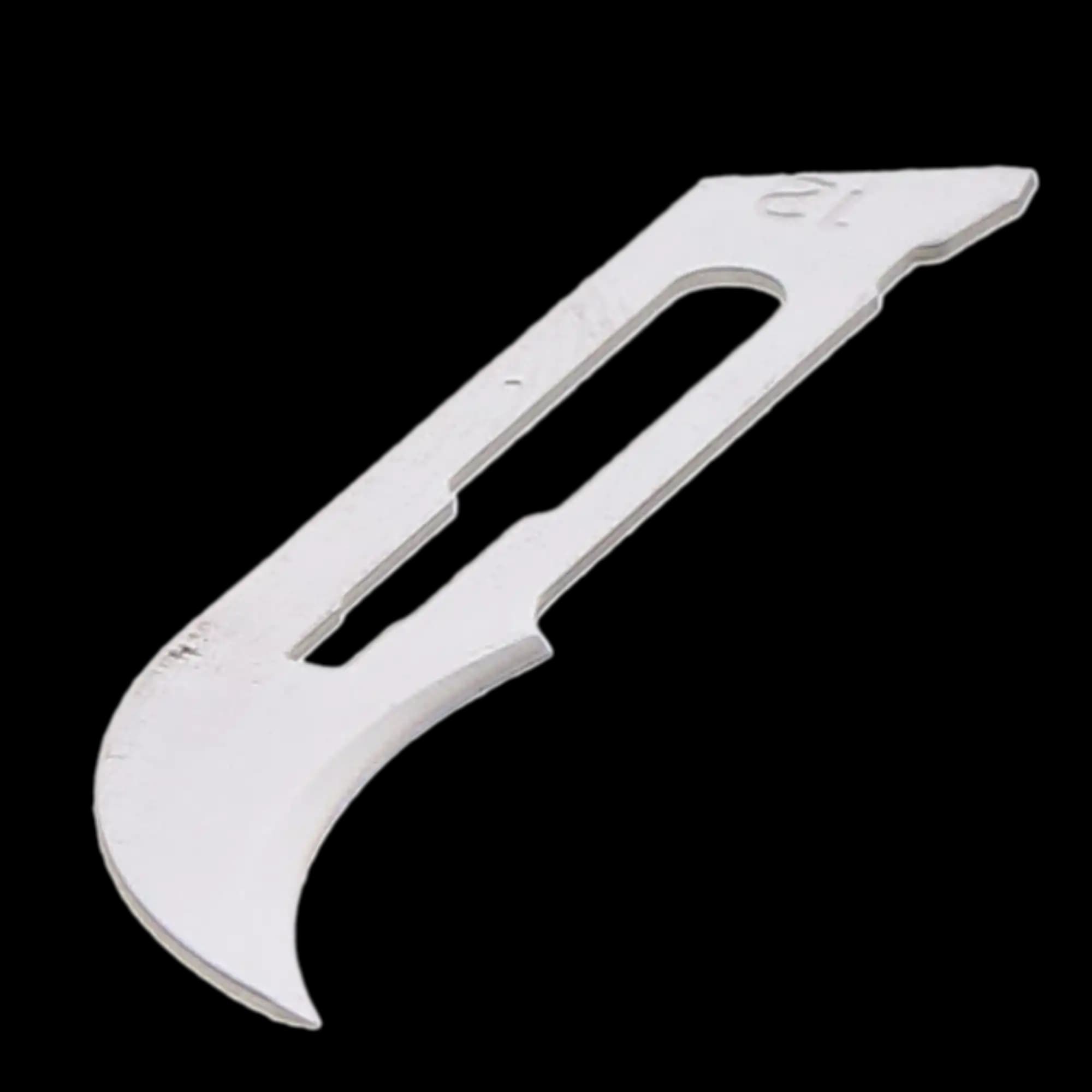 GlassVan Sterile Carbon Steel Surgical Blades, #12, 100/Box, 2001T-12 thumbnail 3