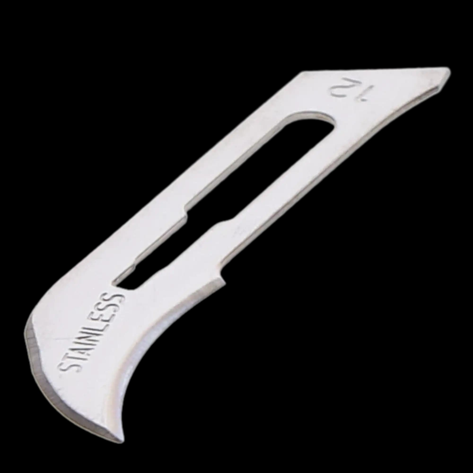GLASSVAN #12B Sterile Stainless Steel Surgical Blades, Individually Foil-Wrapped, 100/Box, 3001T-12B thumbnail 10