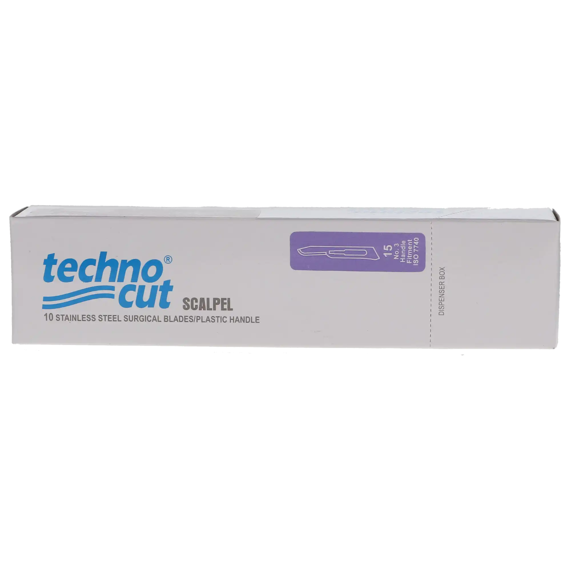 Myco Medical Technocut Sterile Disposable Scalpel, #15 Blade, Swiss Stainless Steel, 10/Box, 6008T-15 thumbnail 9