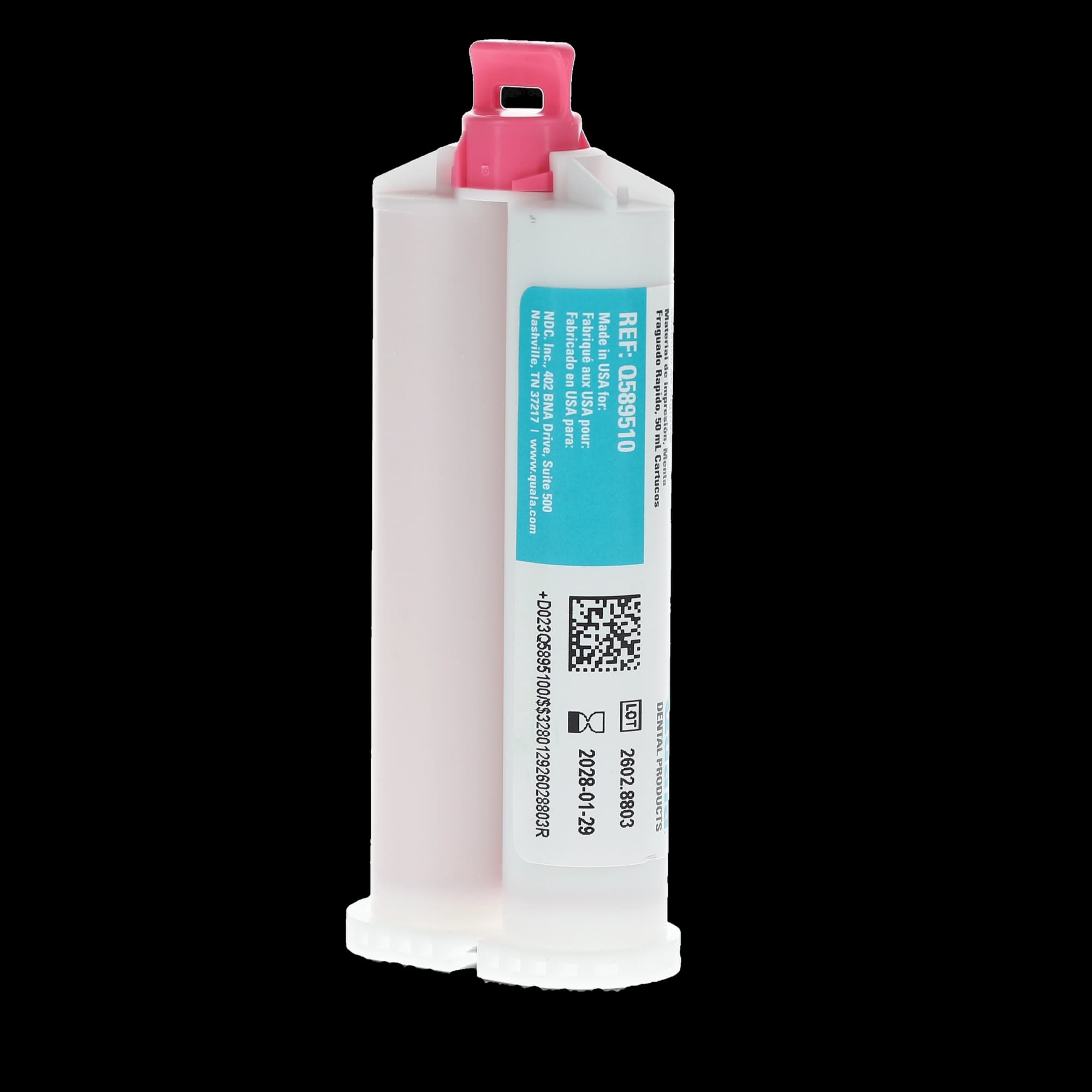 Quala Alginate Substitute, Fast Set, Mint, 50ml Cartridges, 8/Pk thumbnail 2