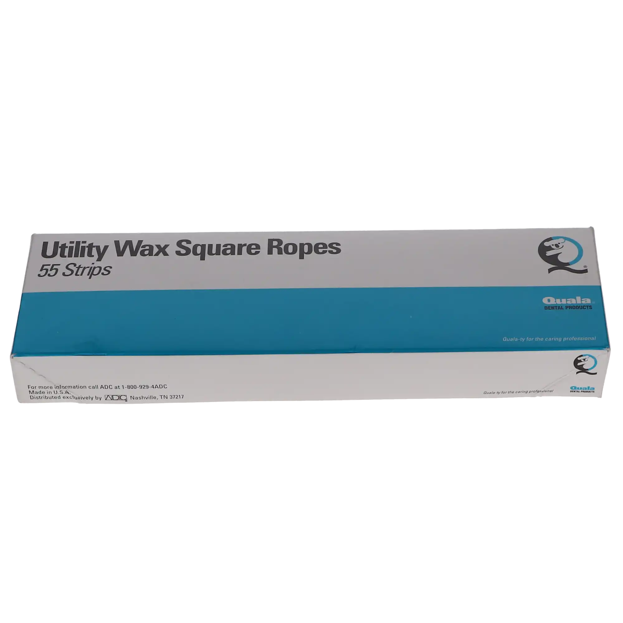 Quala Utility Wax Square Ropes, Red, 55/Box, 50094955 thumbnail 4