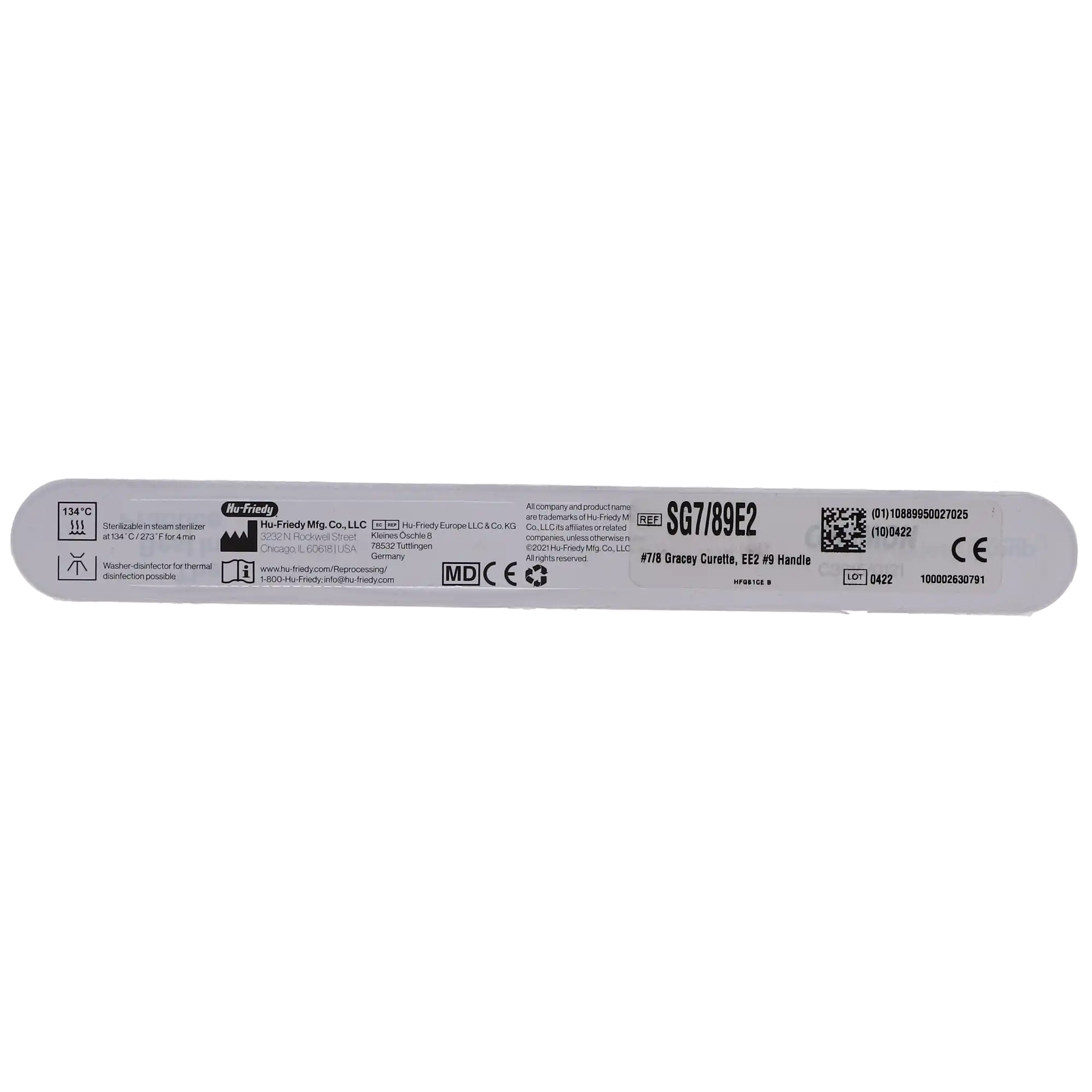 Hu-Friedy EverEdge 2.0 Gracey 7/8 Curette, Double-Ended, #9 Handle, SG7/89E2 thumbnail 4