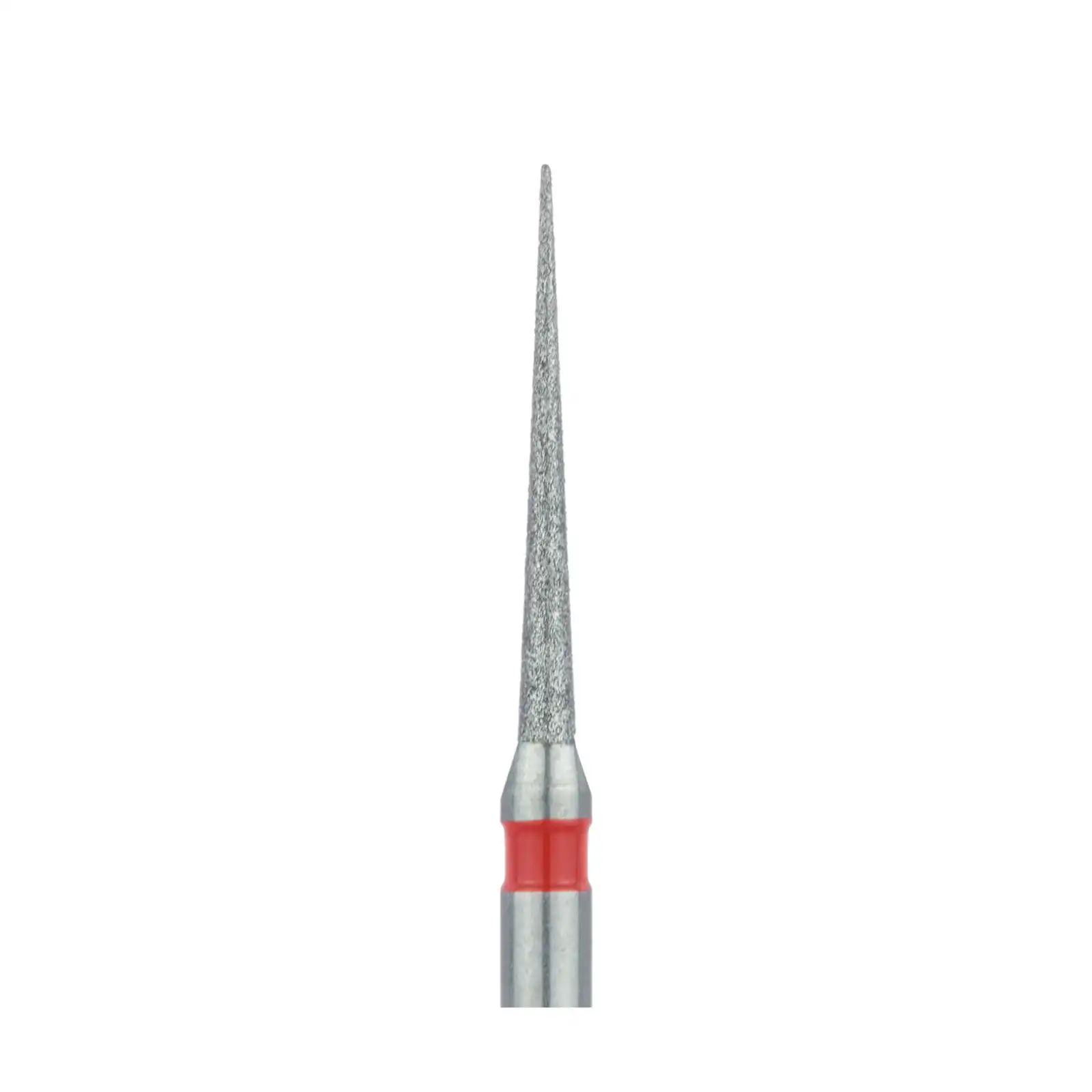 Meisinger Multi-Use Diamond Bur, Friction Grip, Long Needle, Fine (Red), 1.0 mm Head, 10 mm Working Length, 5/Pk, 859F-010-FG thumbnail 3