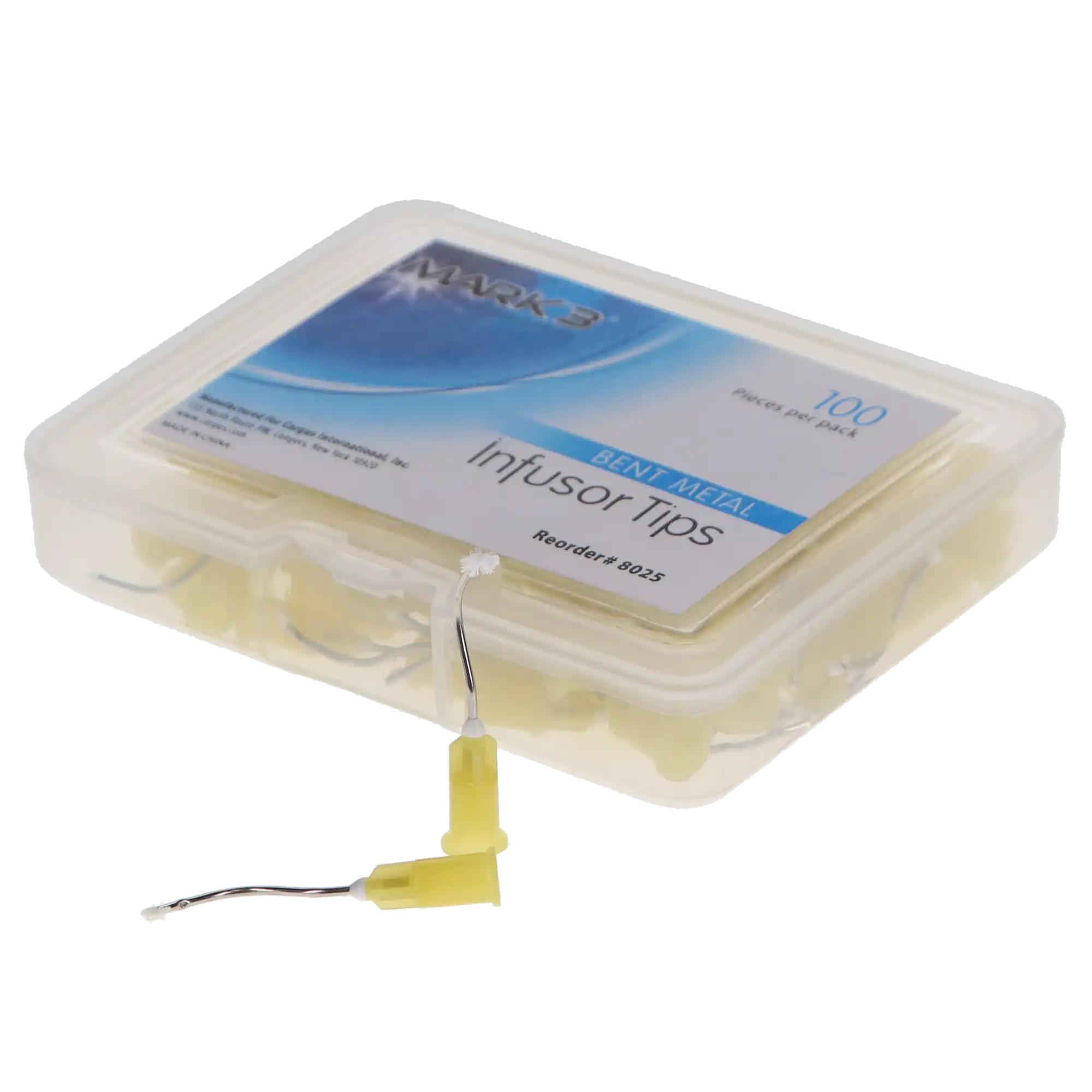 Pac-Dent iFlo Hemo-STAT Hemostatic Infusor Delivery Tips, Pre-Bent, Brush-Padded End, Yellow, 19 Gauge, 100/Pk, 125 thumbnail 7