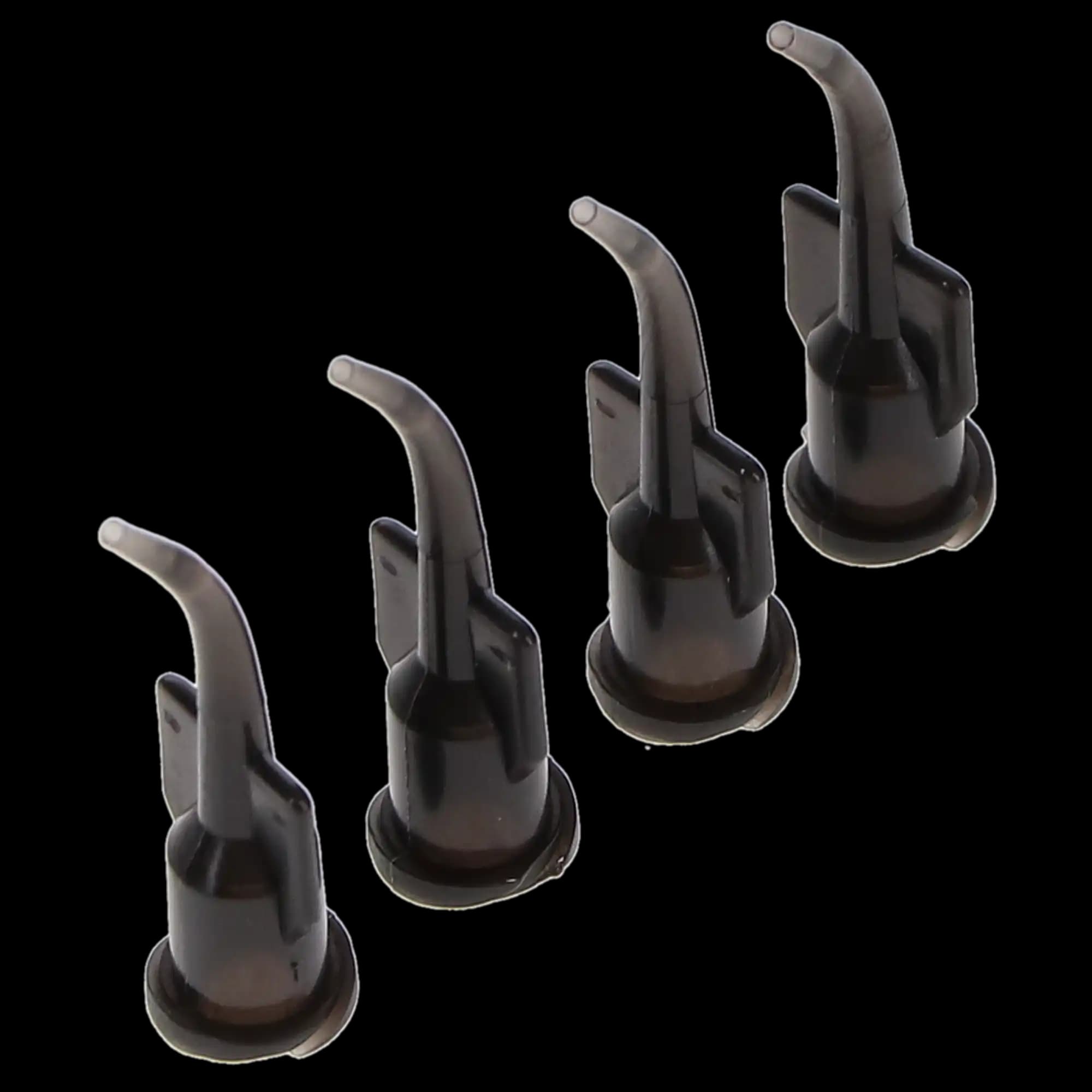 Pac-Dent iFlo EZVisc Curved Black Brushless Delivery Tips, 22 Gauge, 100/Pk, 1169N thumbnail 2