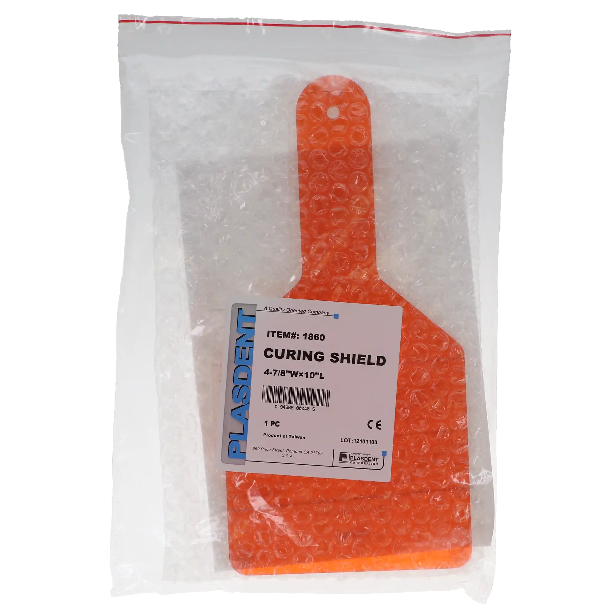 Plasdent Handheld Curing Light Shield, Orange, 4-7/8" x 10", 1/Pk, 1860 thumbnail 4