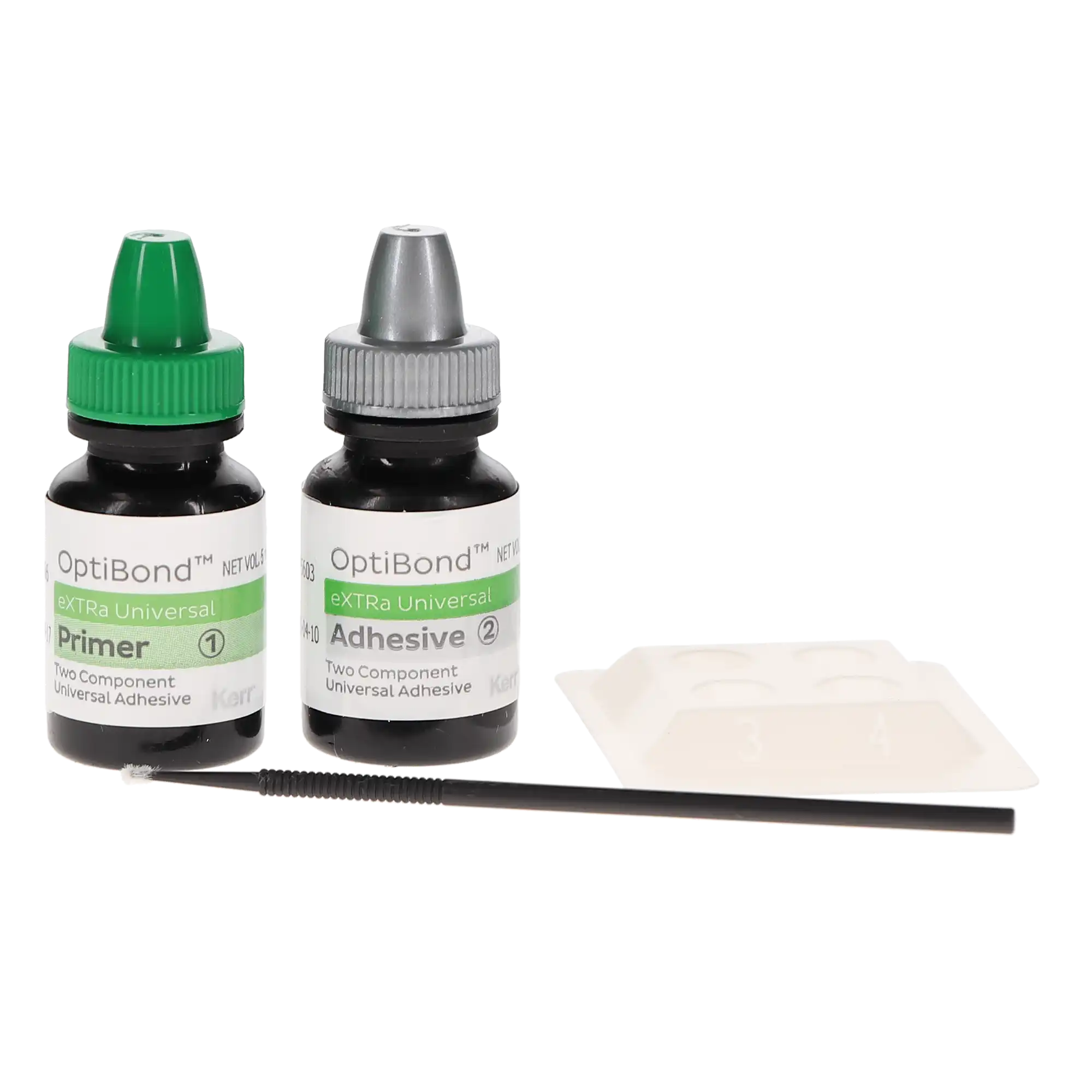 OptiBond eXTRa Universal Two-Component Light-Cure Adhesive Bottle Kit, 5 mL Primer & 5 mL Adhesive, 50 Applicators, 25 Mixing Wells, 36658 thumbnail 13