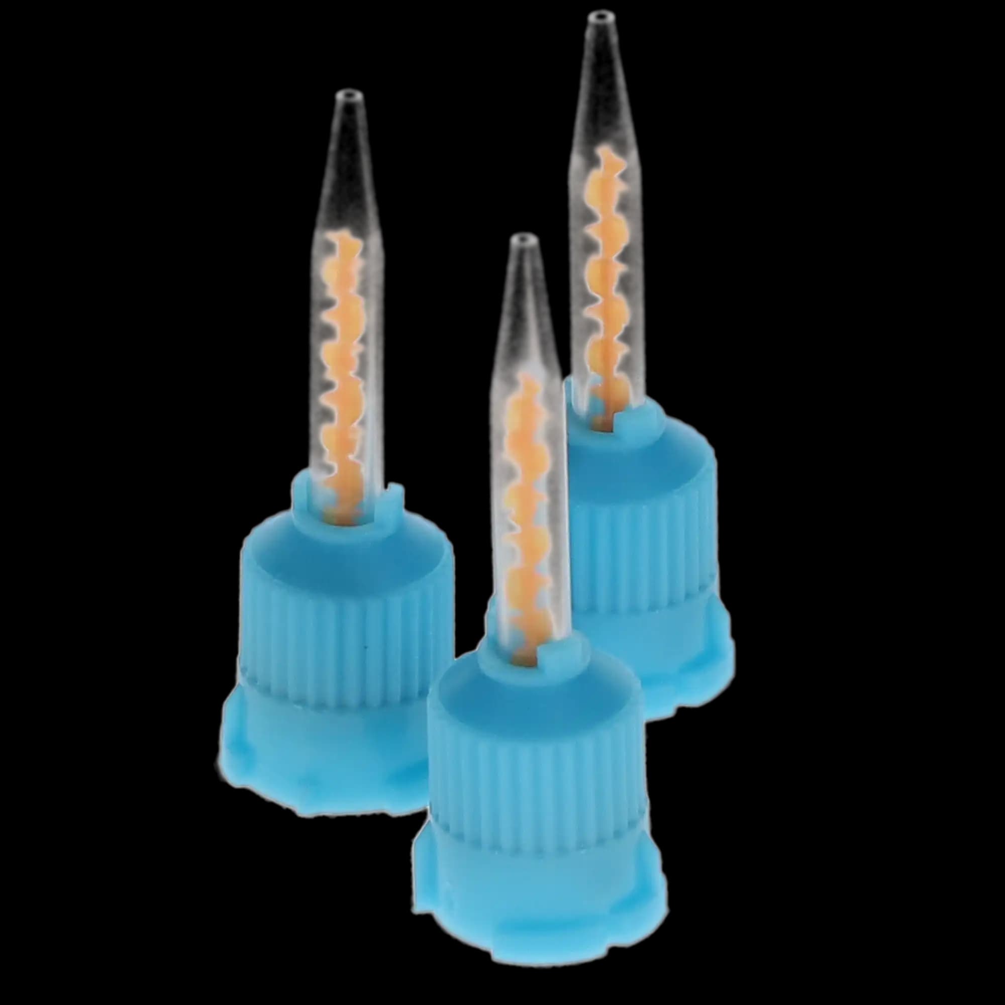 Temporary Crown & Bridge Material T-Style Mixing Tips, Blue/Orange, 50/Pk, 100617 thumbnail 2