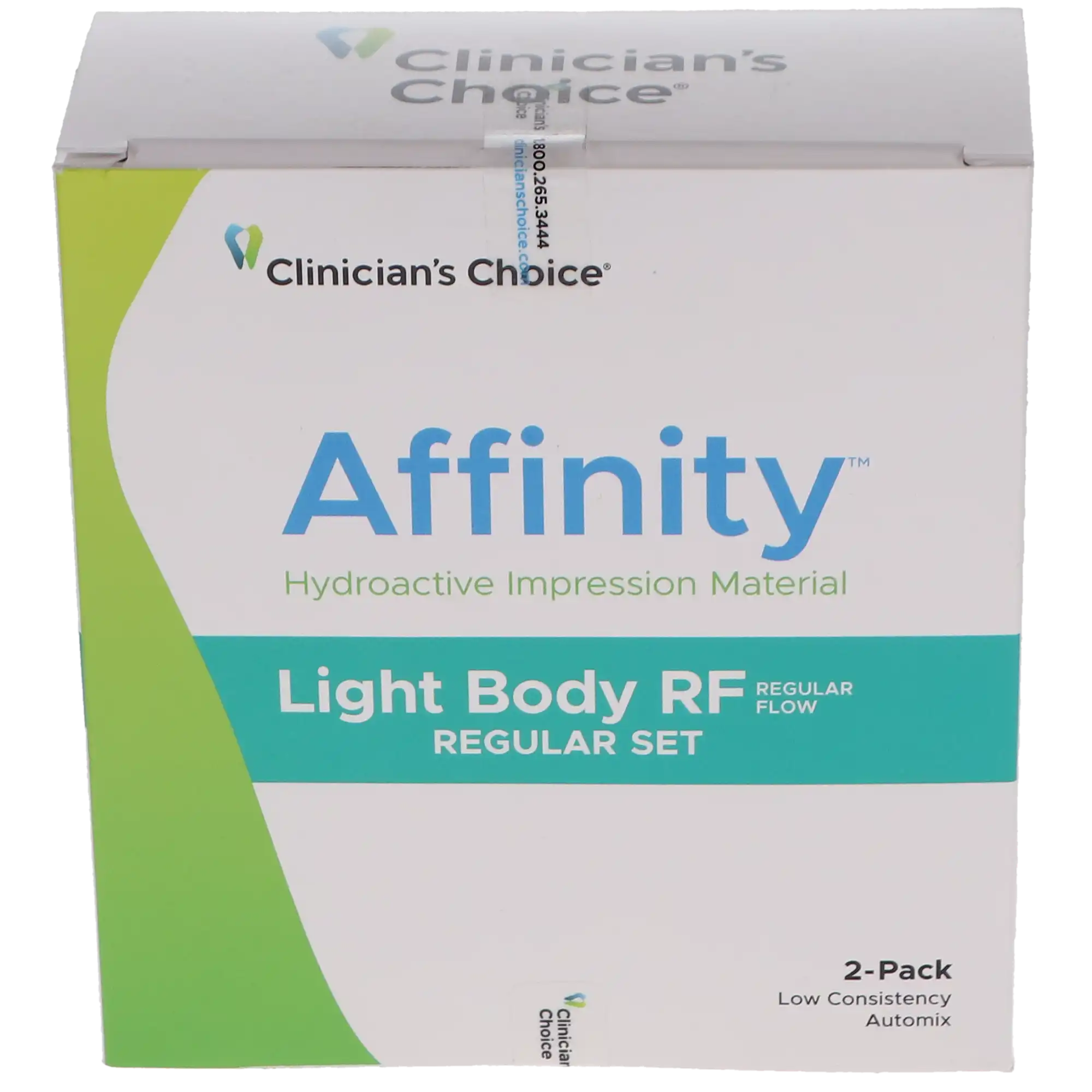 Affinity Hydroactive Light Body Impression Material with Tips, Regular Set, 2/Pk, 24410 thumbnail 4