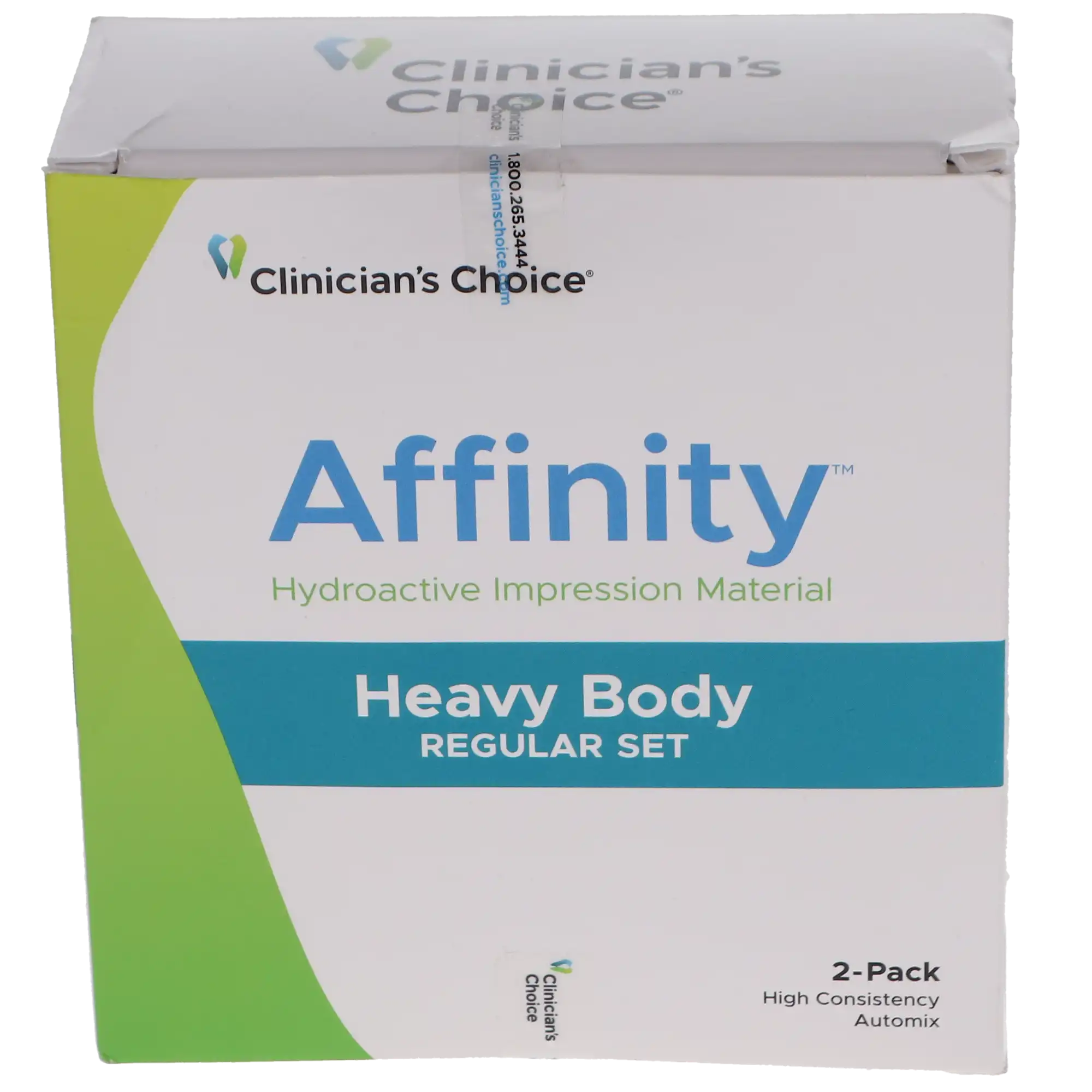 Affinity Hydroactive Impression Material Heavy Body (Regular Set) with Tips, 2/Pk, 23400 thumbnail 4