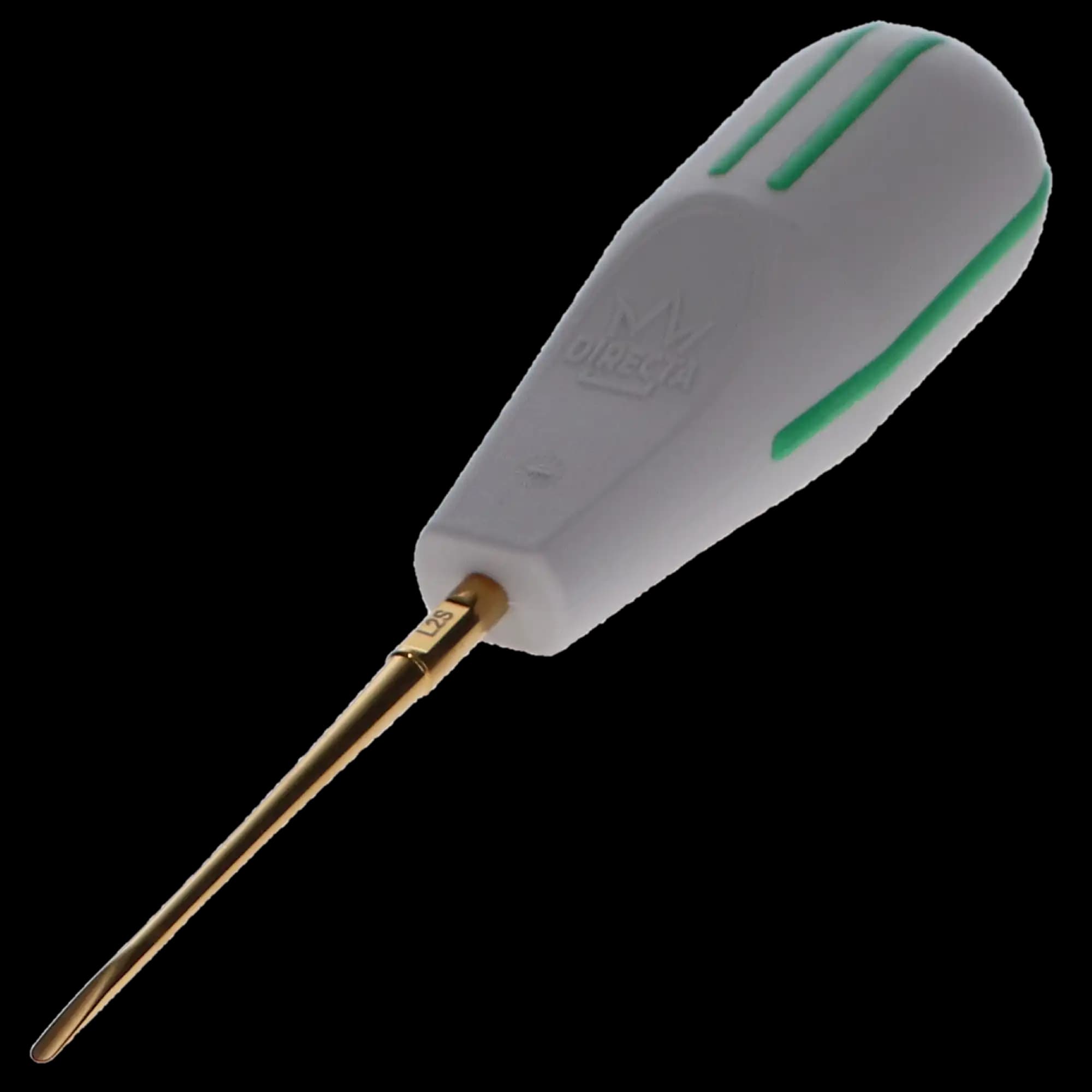 Directa Luxator Titanium Periotome, 2mm Straight Blade, Green, L2S, 1 Each, 506434 thumbnail 2