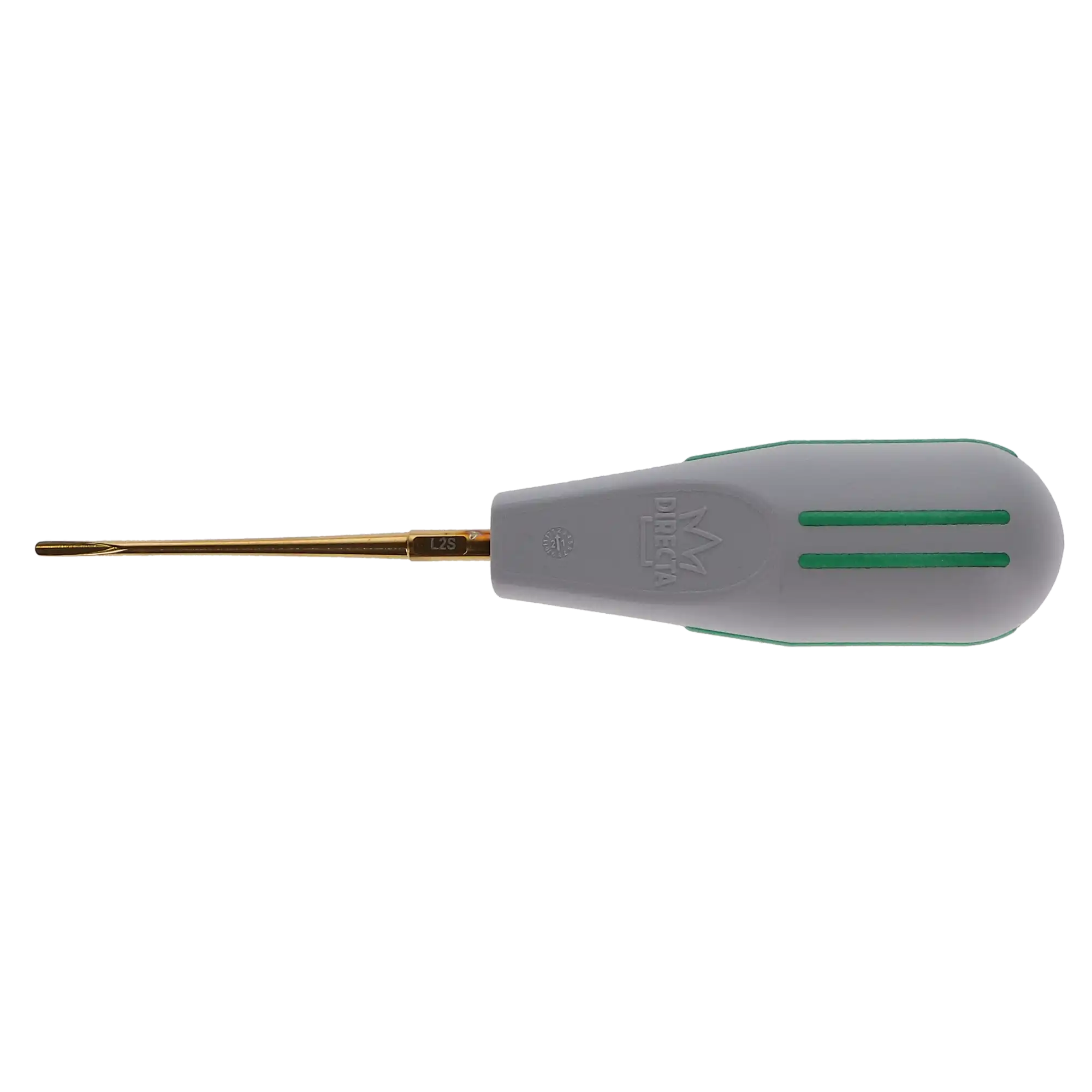 Directa Luxator Titanium Periotome, 2mm Straight Blade, Green, L2S, 1 Each, 506434 thumbnail 6