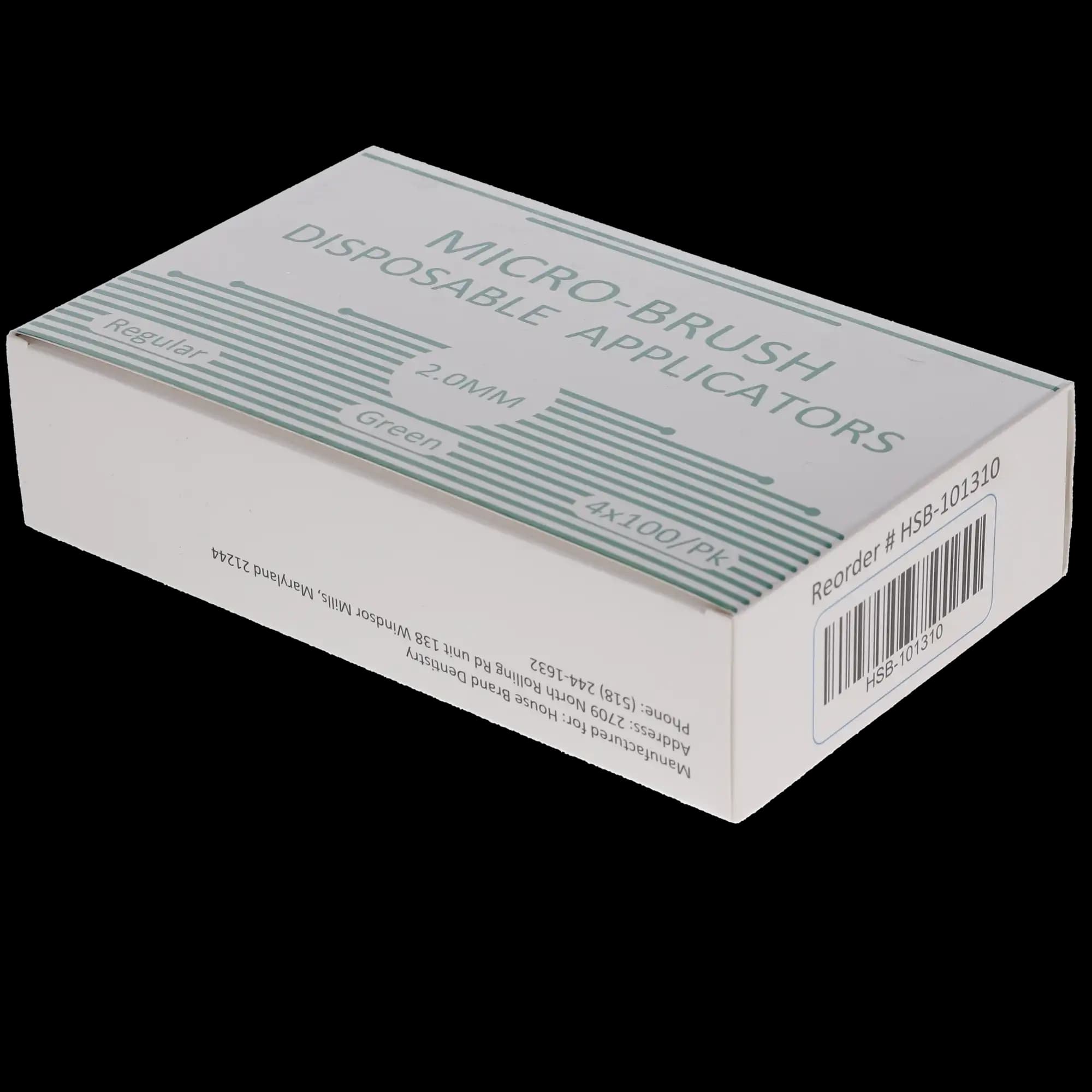 Micro-Brush Disposable Applicators, Fine, Green, 4 x 100/Pk, 101310 thumbnail 3