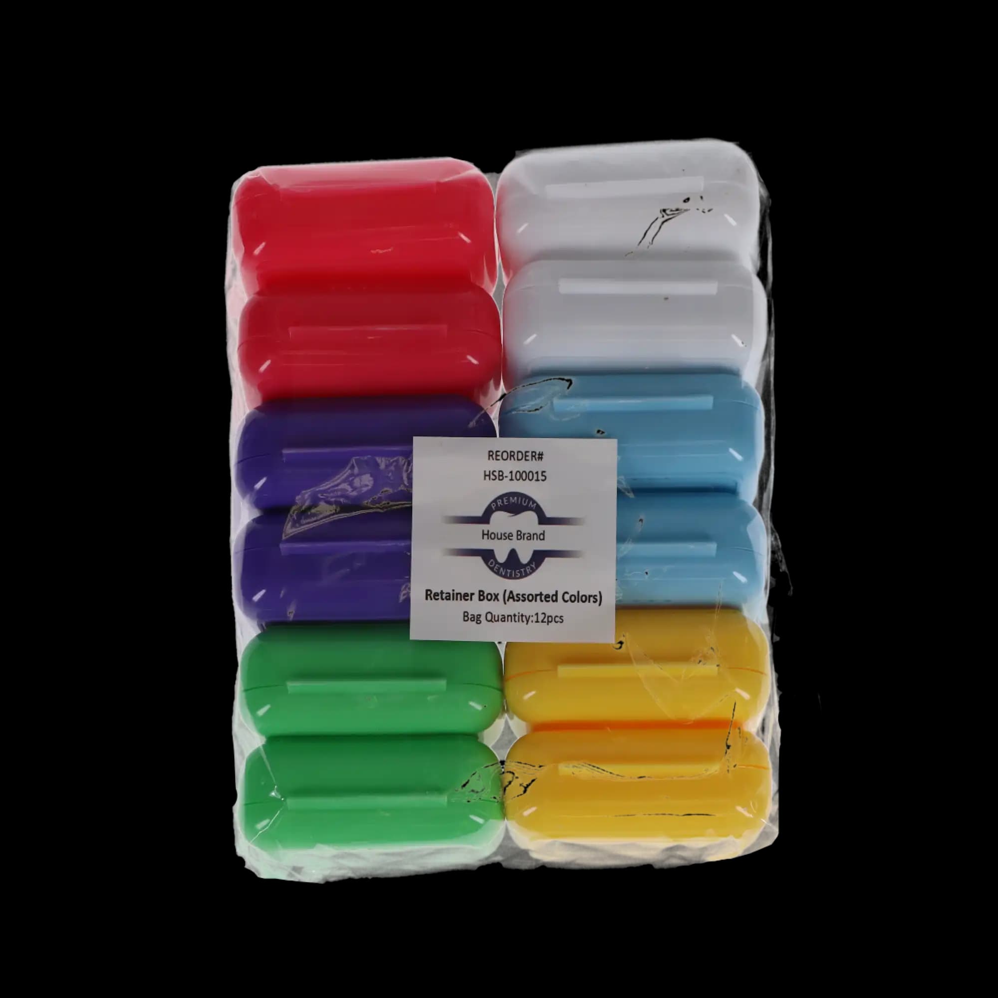 Orthodontic Retainer Box, Assorted Colors, 12/Pack, 100015 thumbnail 6