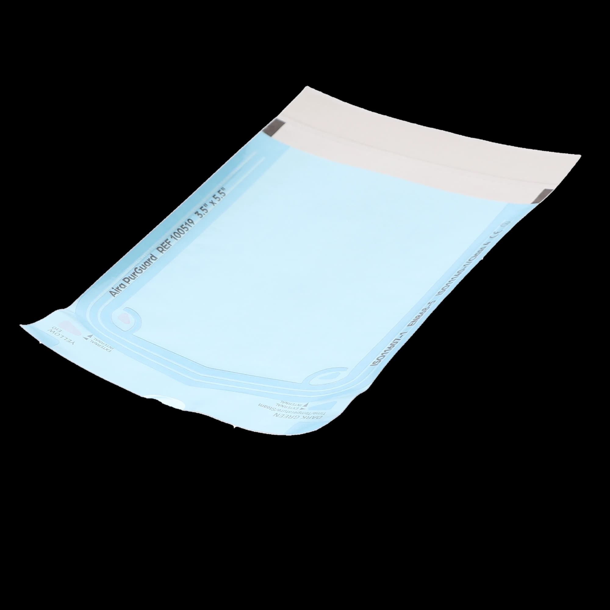 Aira Self-Sealing Sterilization Pouch, Class 4, Paper/Blue Film, 3.50" x 5.5", 200/Box, 100519 thumbnail 2