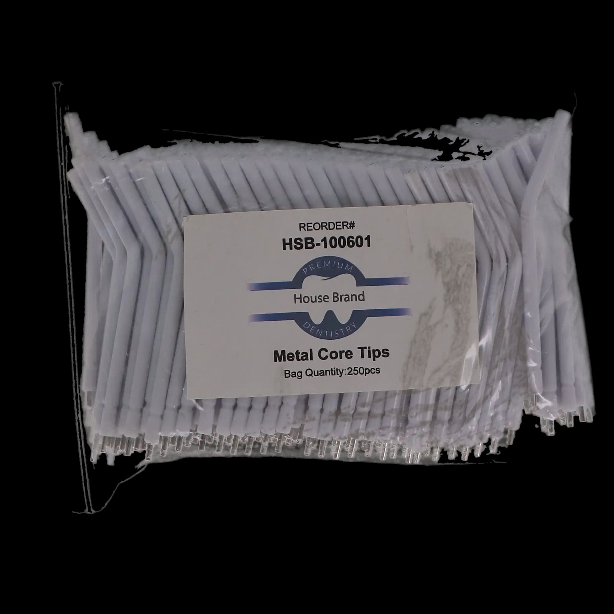 Safe Tip EZ Type Air/Water Syringe Tips, Metal Core, White, 250/Pk, 100601 thumbnail 4
