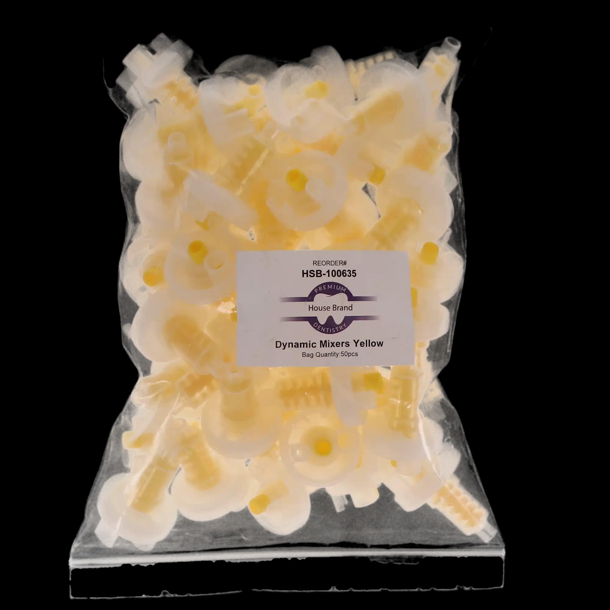 Dynamic Mixing Tips, Yellow, 50/Pk, 100635 thumbnail 4