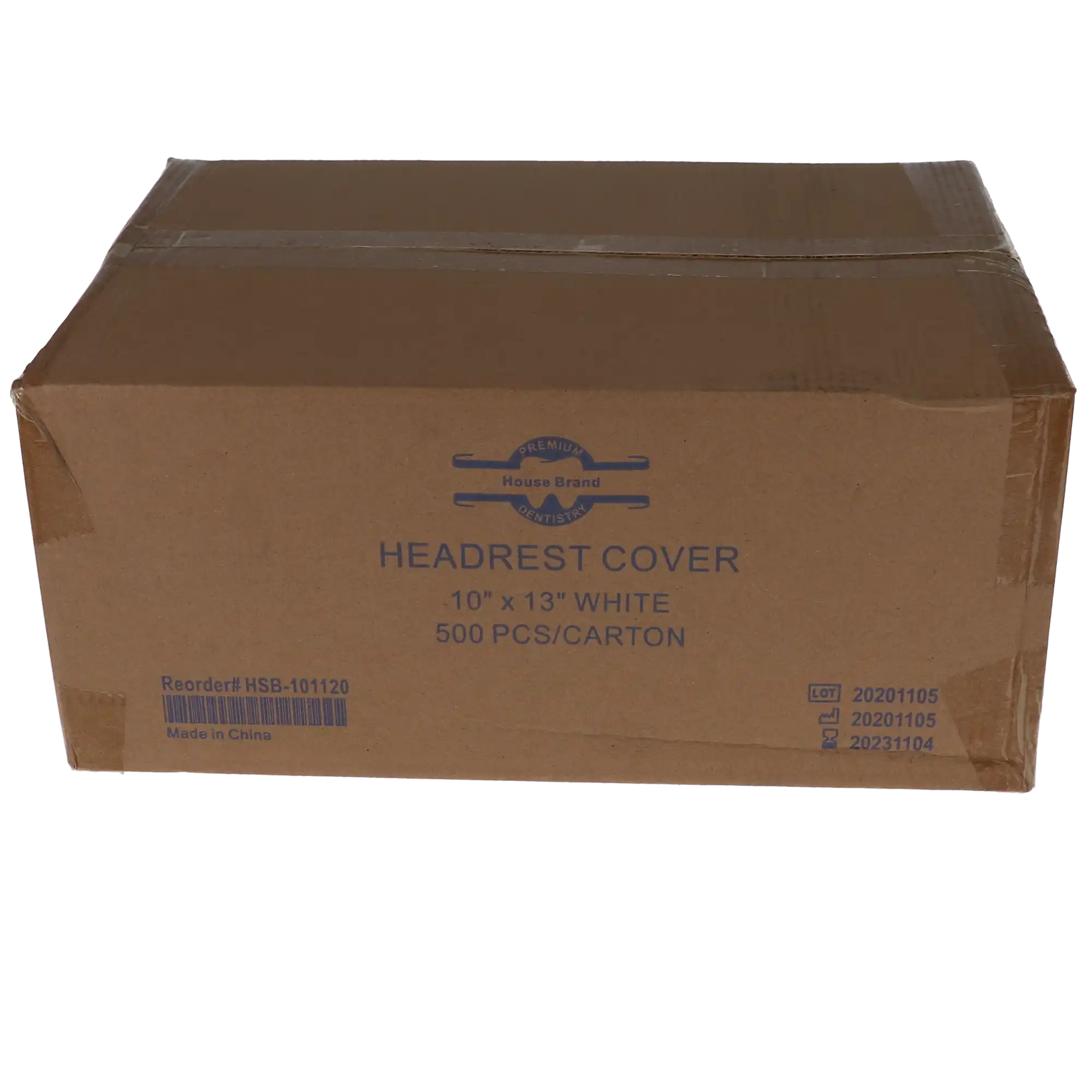Headrest Cover Paper/Poly, 10" x 13", White, 500/Pk, 101120 thumbnail 4