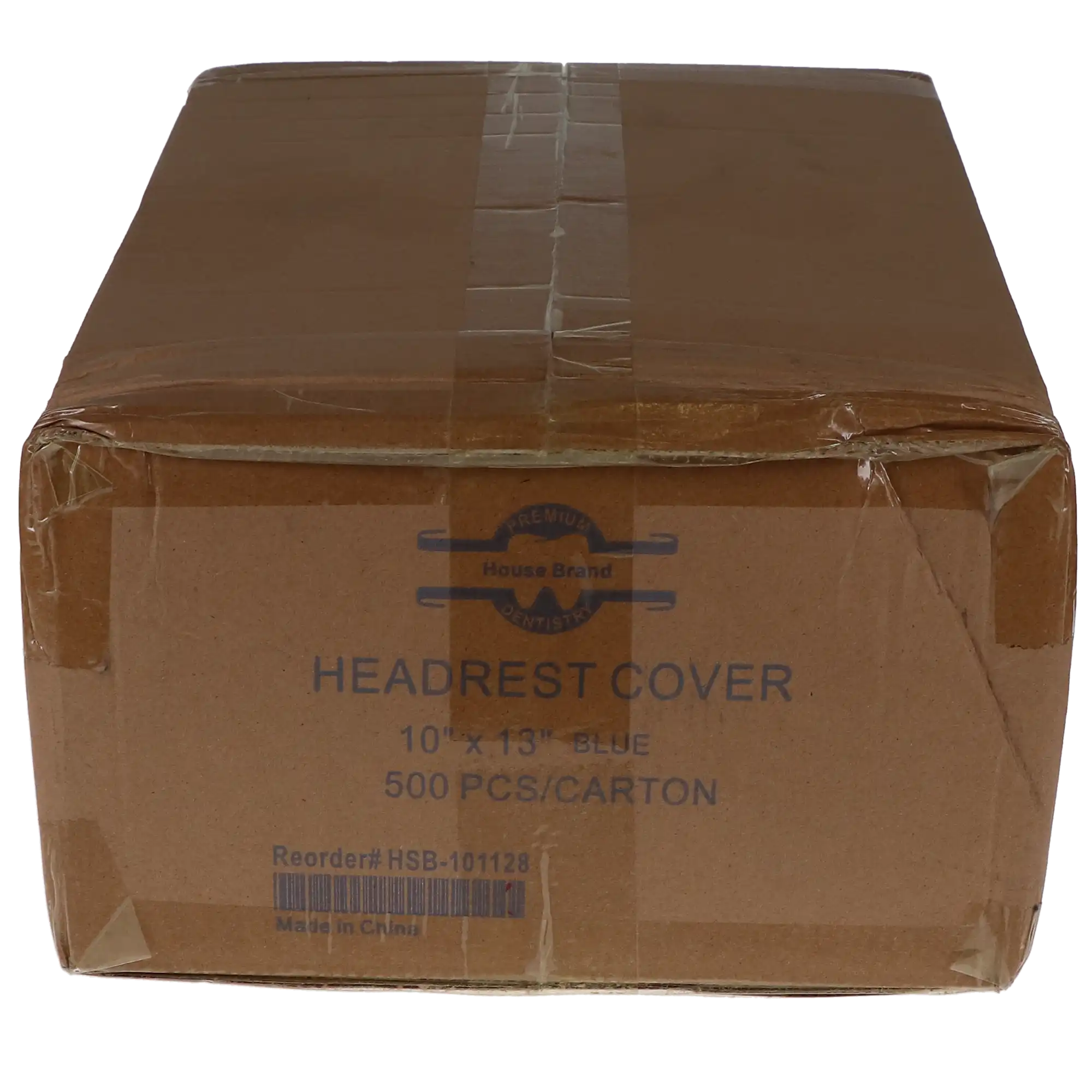 Paper/Poly Headrest Covers, 10" x 13", Blue, 500/Pk, 101128 thumbnail 4