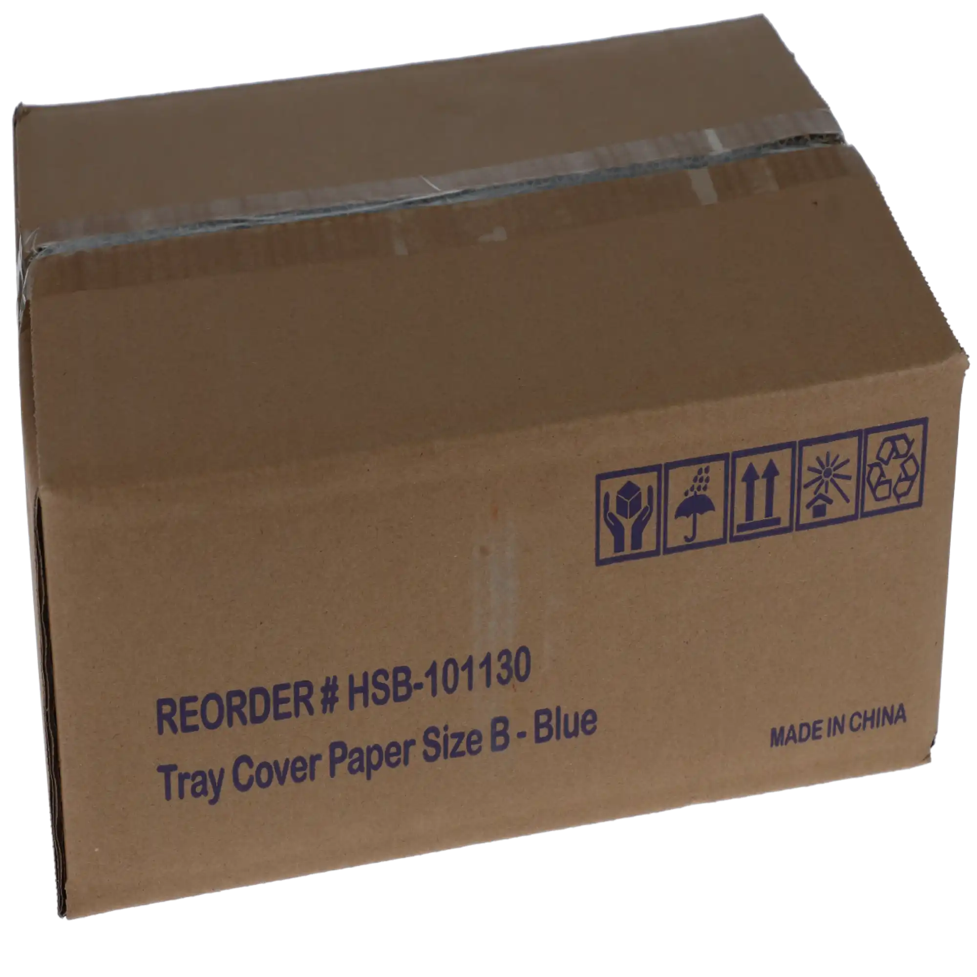 Paper Tray Cover Liners, Ritter, # B, 8.5" x 12.25", Blue, 1000/Pk, 101130 thumbnail 4