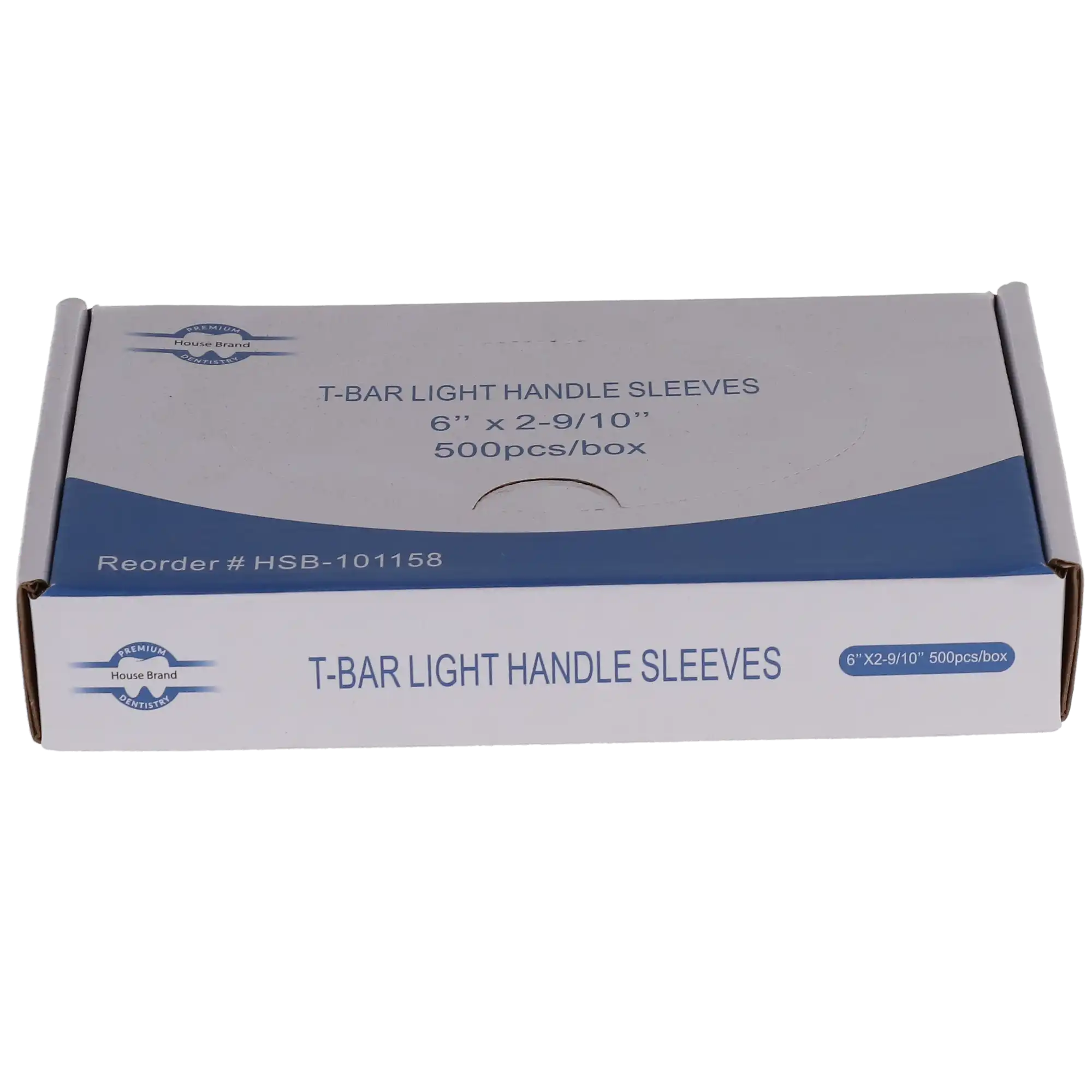 T-Style T-Bar Light Handle Sleeves/Covers, Disposable Plastic Barriers, 500/Pk, 101158 thumbnail 4