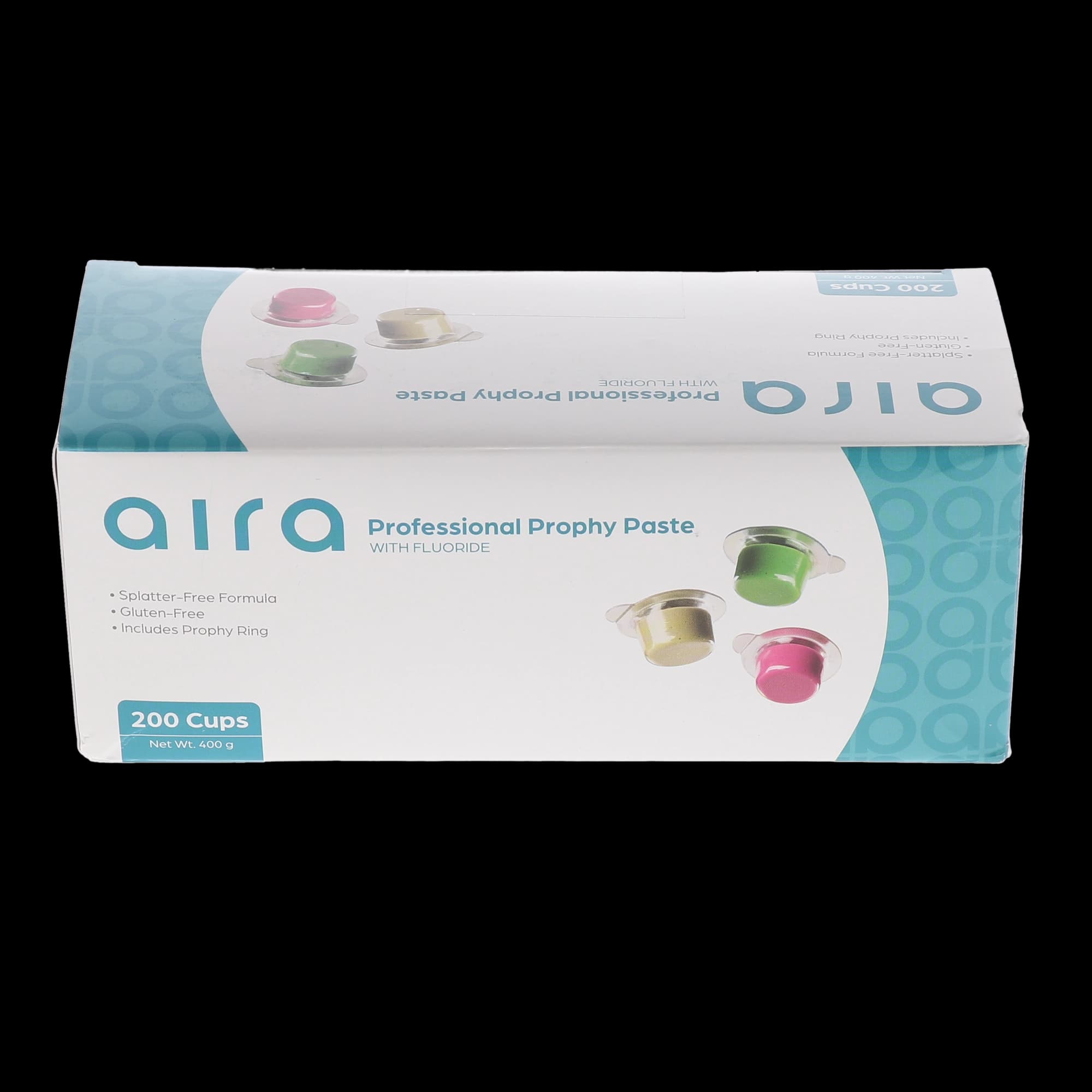 Aira Prophy Paste Cups, Coarse, Cherry, 200/Box, 102014 thumbnail 4