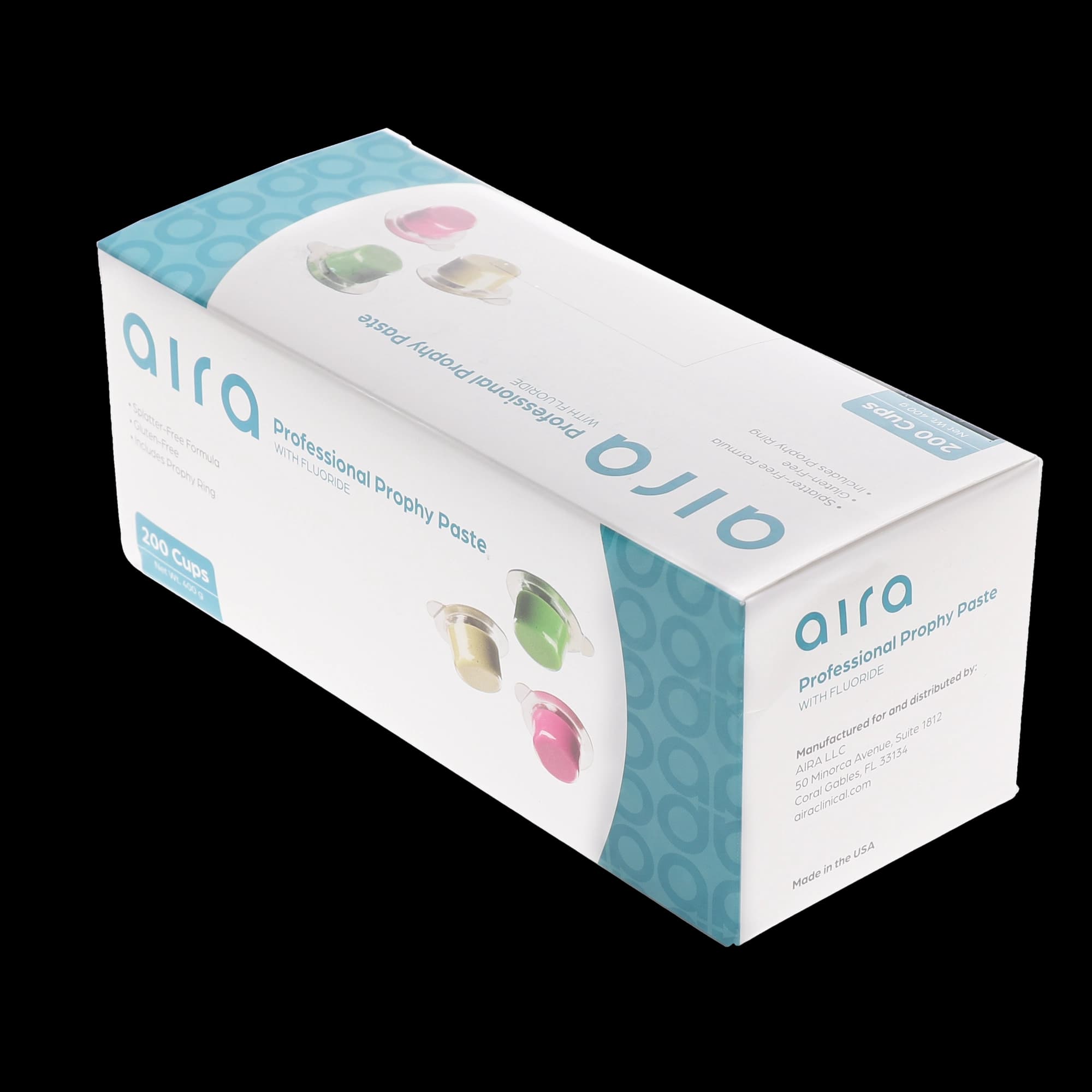 Aira Prophy Paste Cups, Medium, Mint, 200/Box, 102016 thumbnail 3