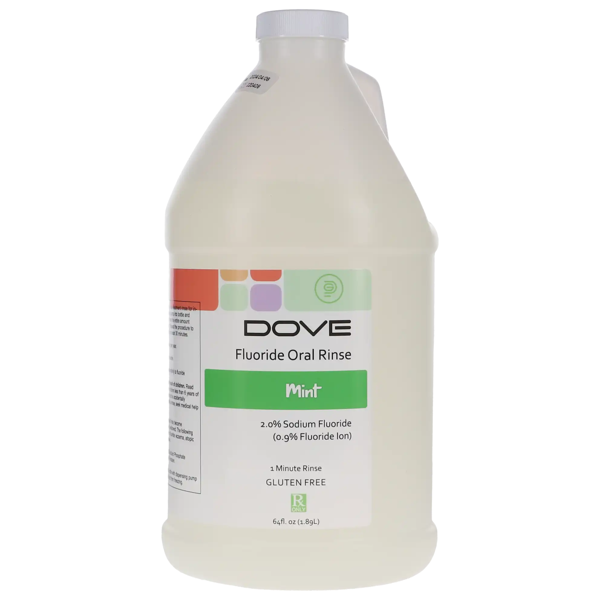 Fluoride Oral Rinse, Mint, Dye-Free, 64 oz Bottle, 102051 thumbnail 4