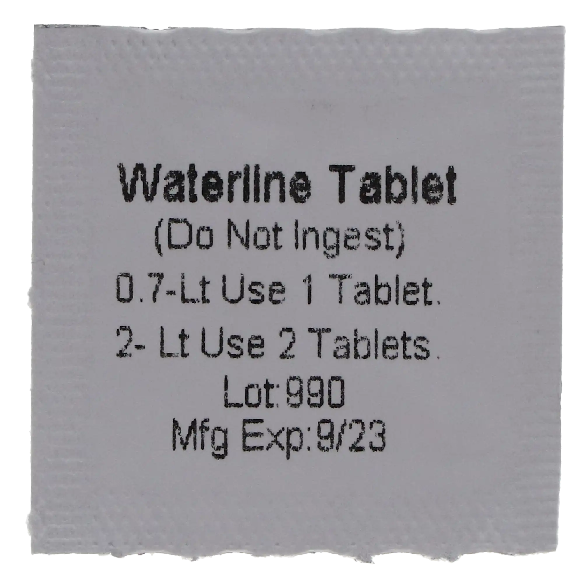 Waterline Cleaner Effervescent Tablets, Box of 60 (compatible with BluTab 750ml tabs BT50), 102101 thumbnail 3