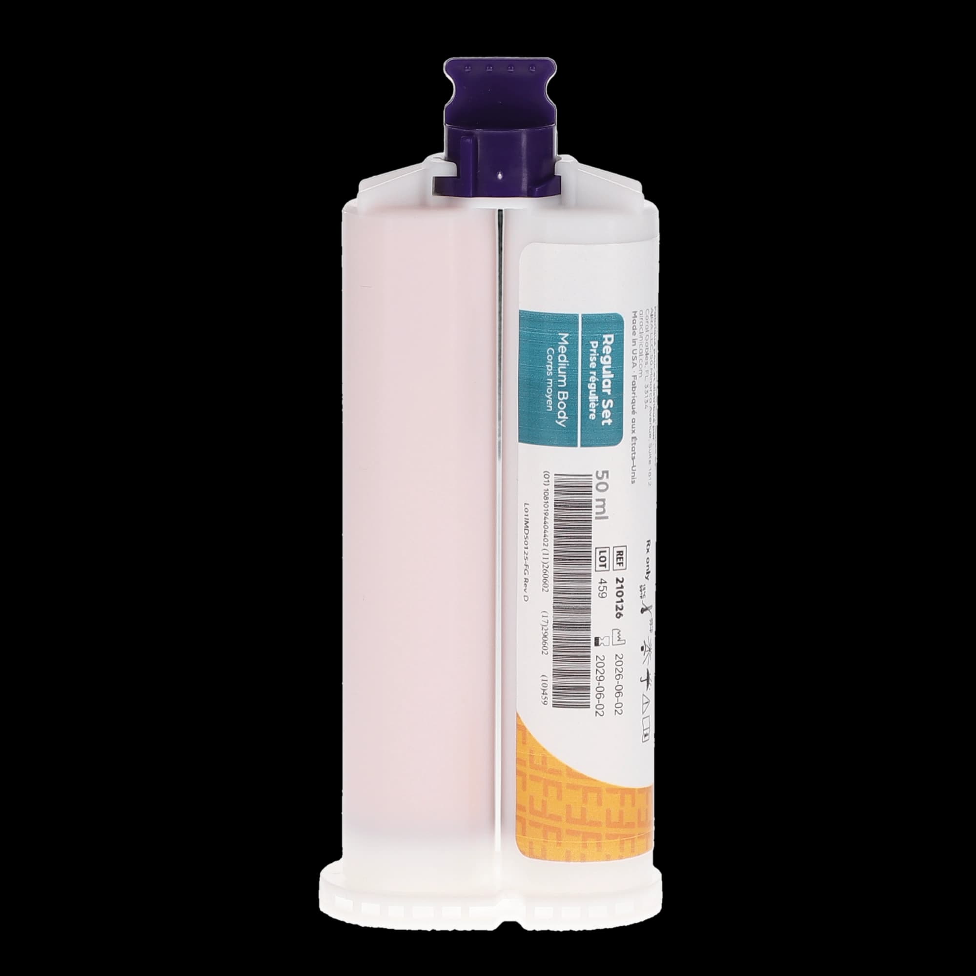 Aira Mimic VPS Vinyl Polysiloxane Impression Material, Medium Body, Regular Set, 4/Pk, 210126 thumbnail 2