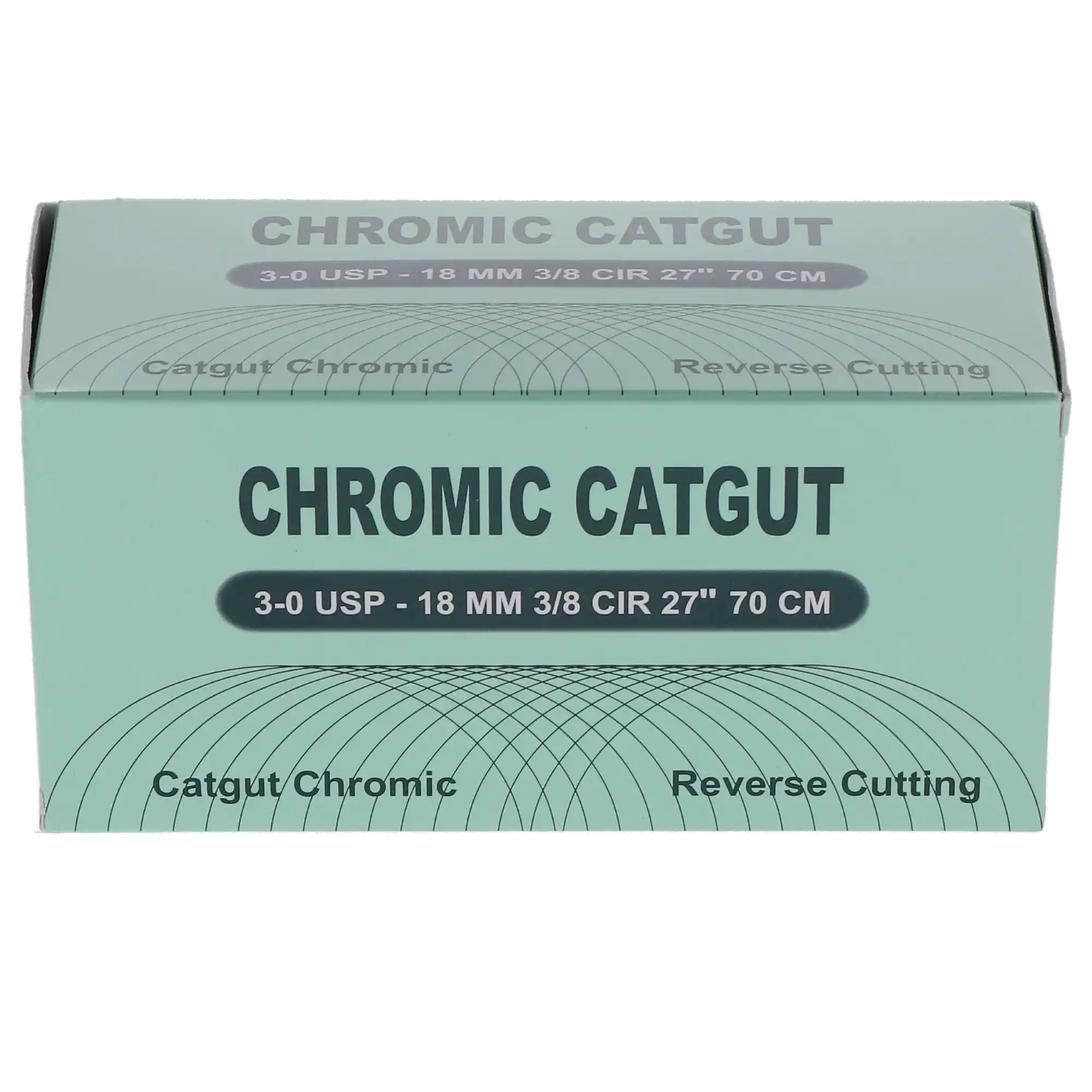 HSB Chromic Gut Suture, C-6 Needle, 3-0, 27" (12/Bx) thumbnail 4